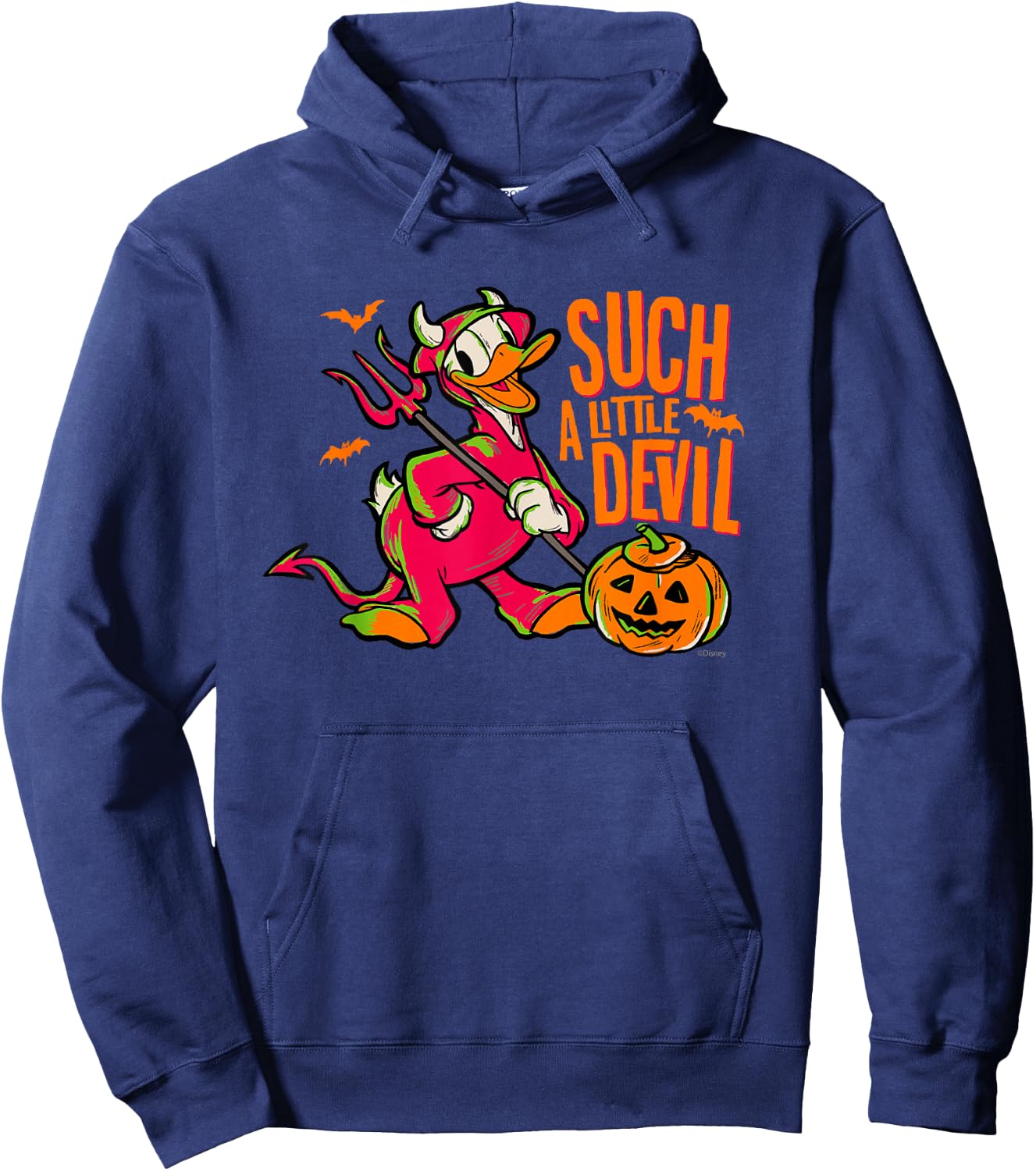Disney 100 Donald Duck Halloween Such a Little Devil Costume Hoodie - Hoodie | Navy