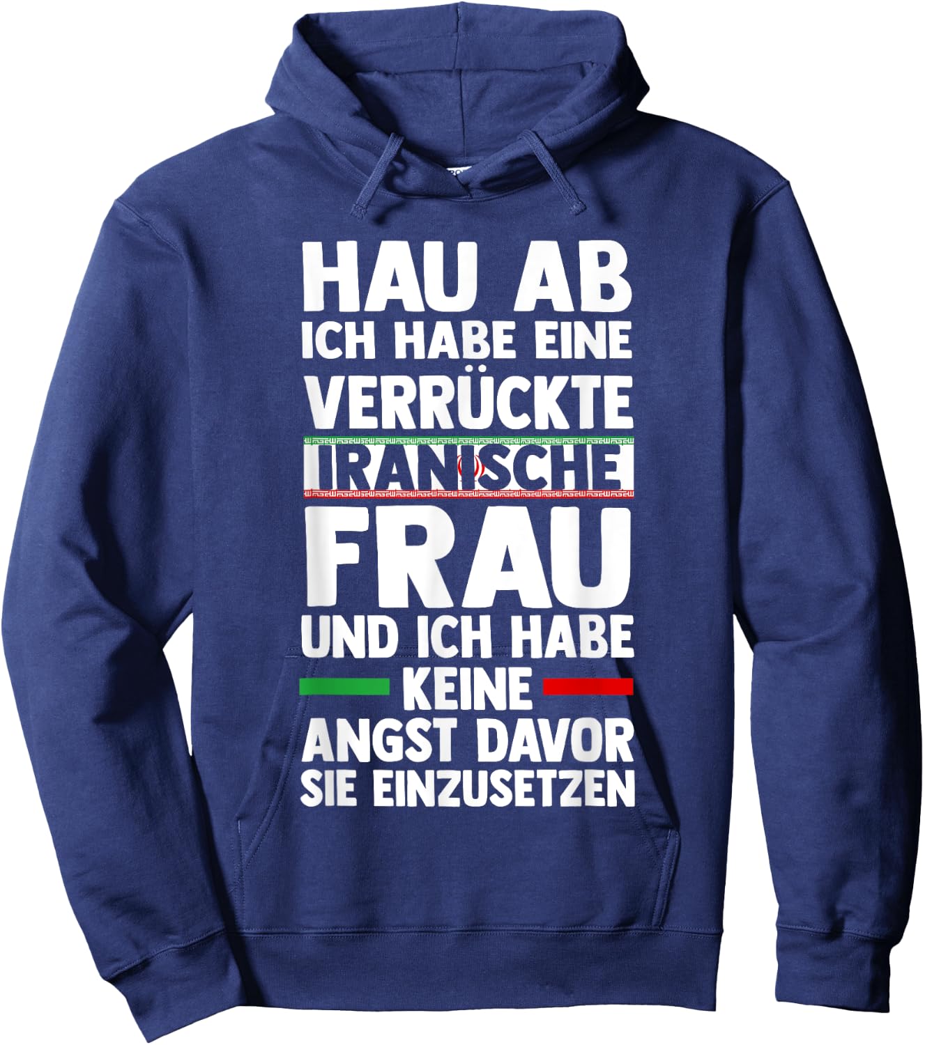 Iraner Iran , black Hoodie - Hoodie | Navy