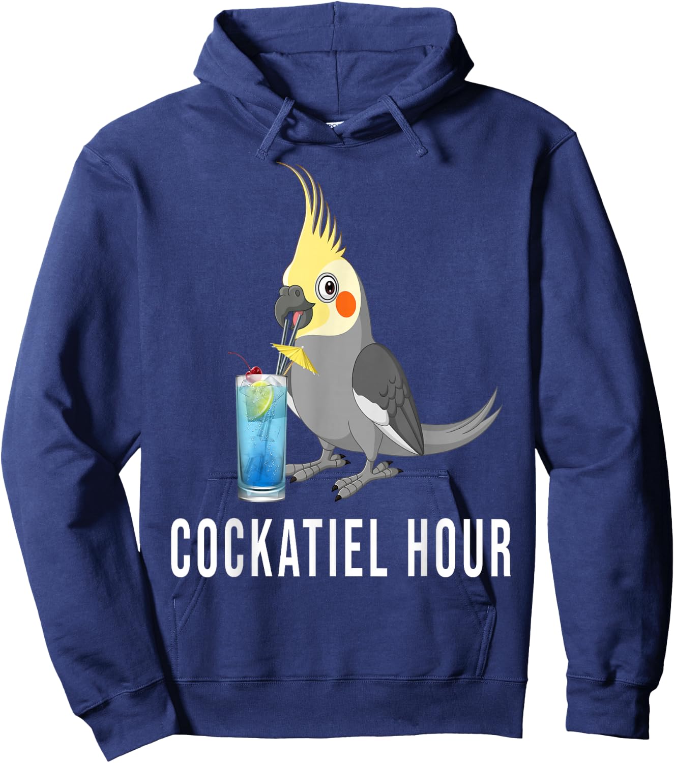 Cockatiel Hour Bird Lovers Nymphensitti Hoodie - Hoodie | Navy