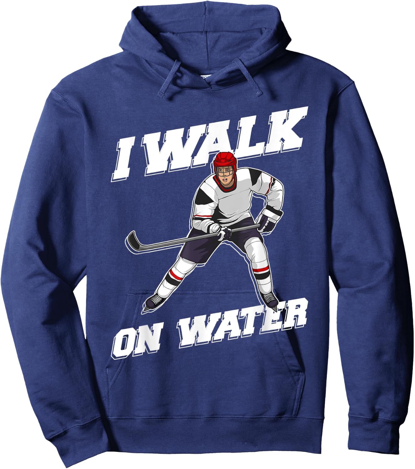 Cool Ice Hockey Player Art Women Ice Hockey Lover Hoodie - Hoodie | Navy