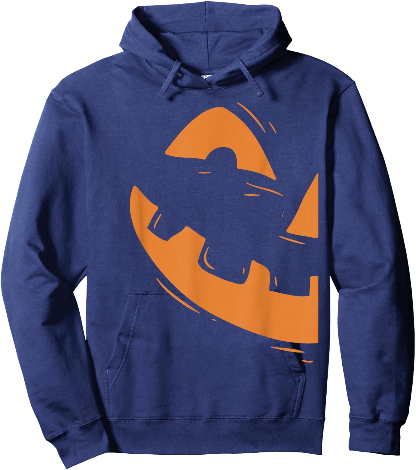 Jack-O-Lantern Shirt Pumpkin Face Halloween Matching Couple Hoodie - Hoodie | Navy