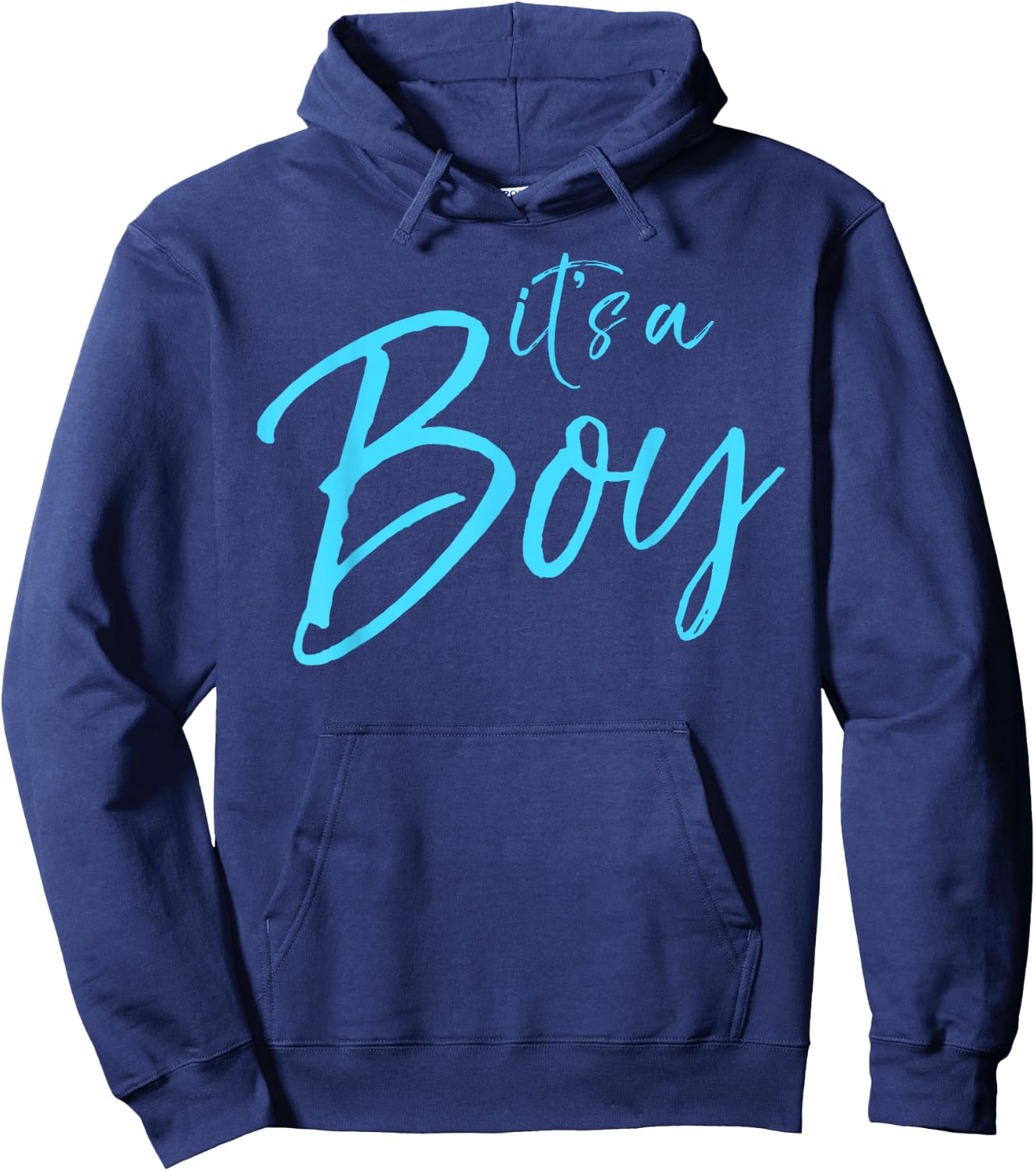 It's a Boy Shirt Fun Cute Blue Gender Reveal Pregnancy Hoodie - Hoodie | Navy