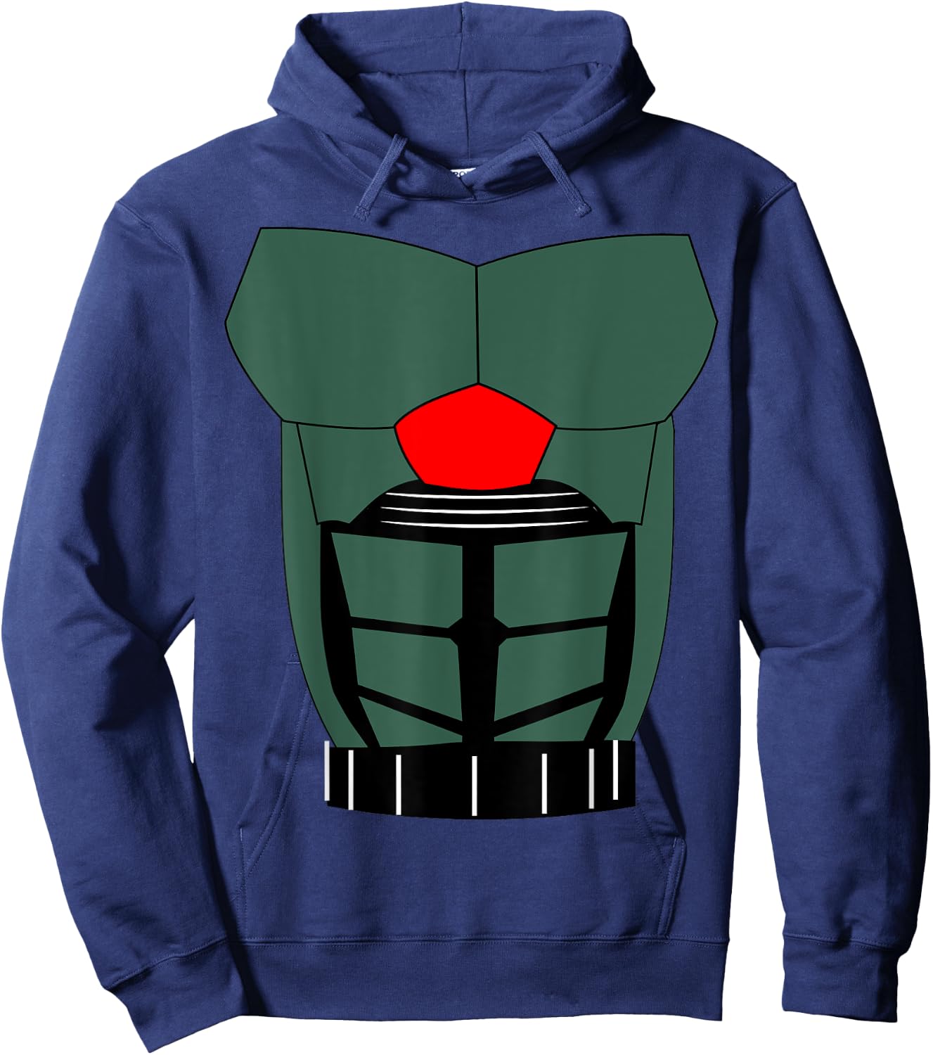 Futuristic Sci-Fi Space Soldier Armor Halloween Costume Hoodie - Hoodie | Navy