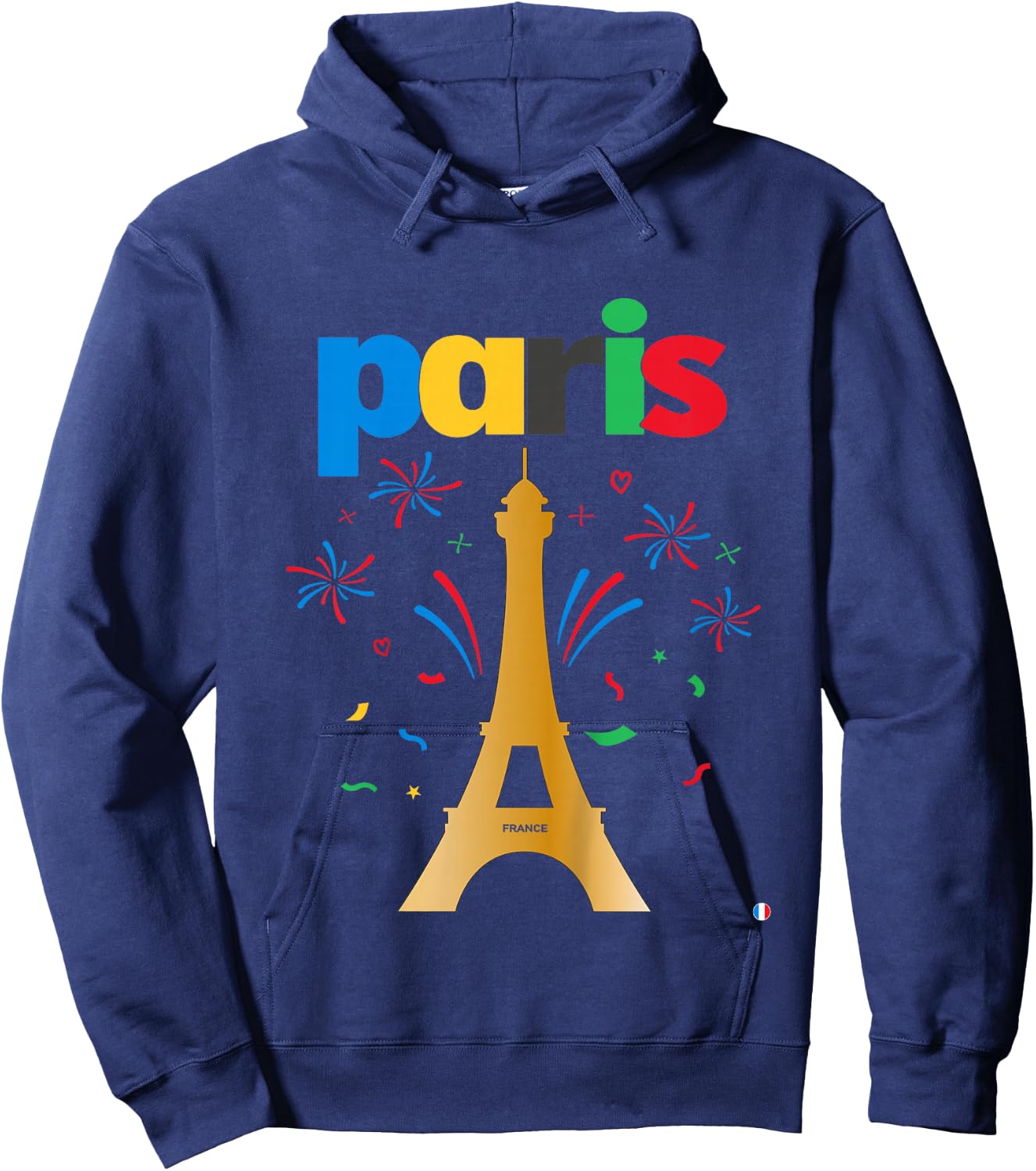 Kids Paris , white, 2 Hoodie - Hoodie | Navy