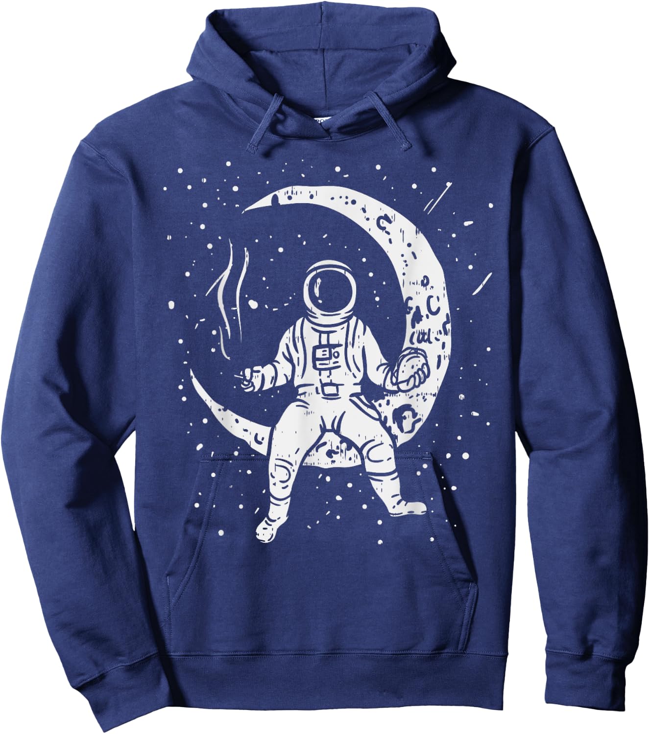 Funny Galaxy Astronaut Taco Joint Space Weed Stoner 420 Hoodie - Hoodie | Navy