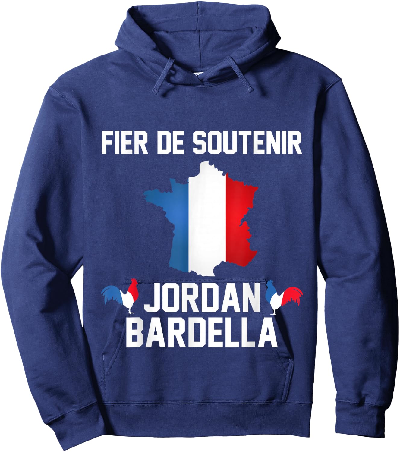 Proud Support Bardella France Gathering 2027 French Hoodie - Hoodie | Navy