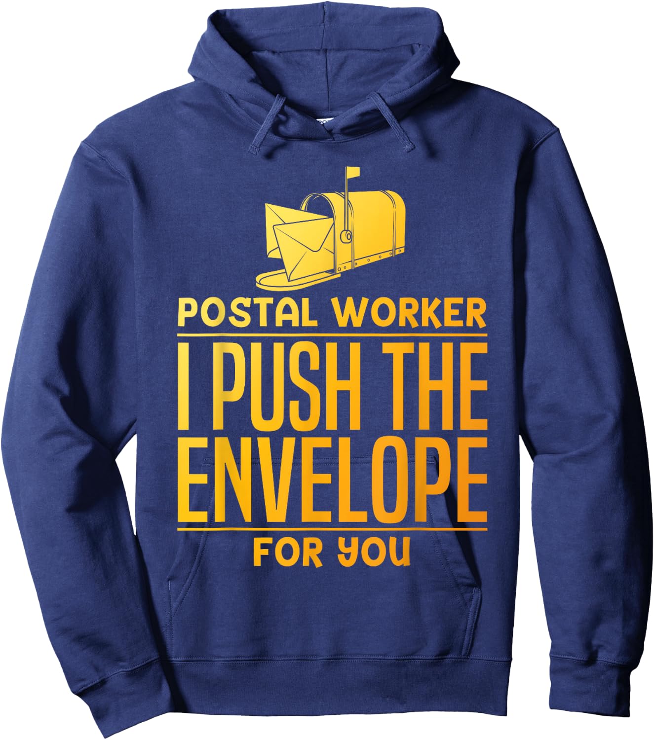 Funny Postal Worker Design Women Postmaster Mailman Hoodie - Hoodie | Navy
