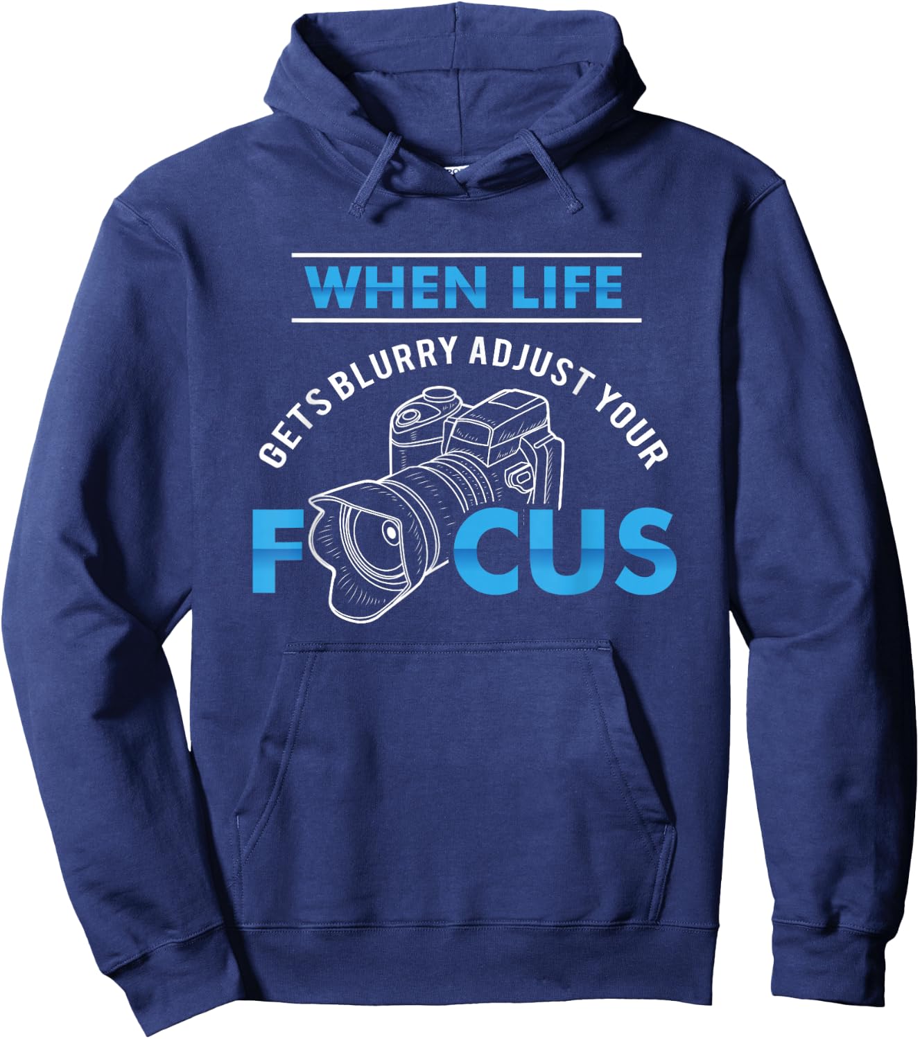 Photographer Fashion Black Modern Casual Photography Hoodie - Hoodie | Navy