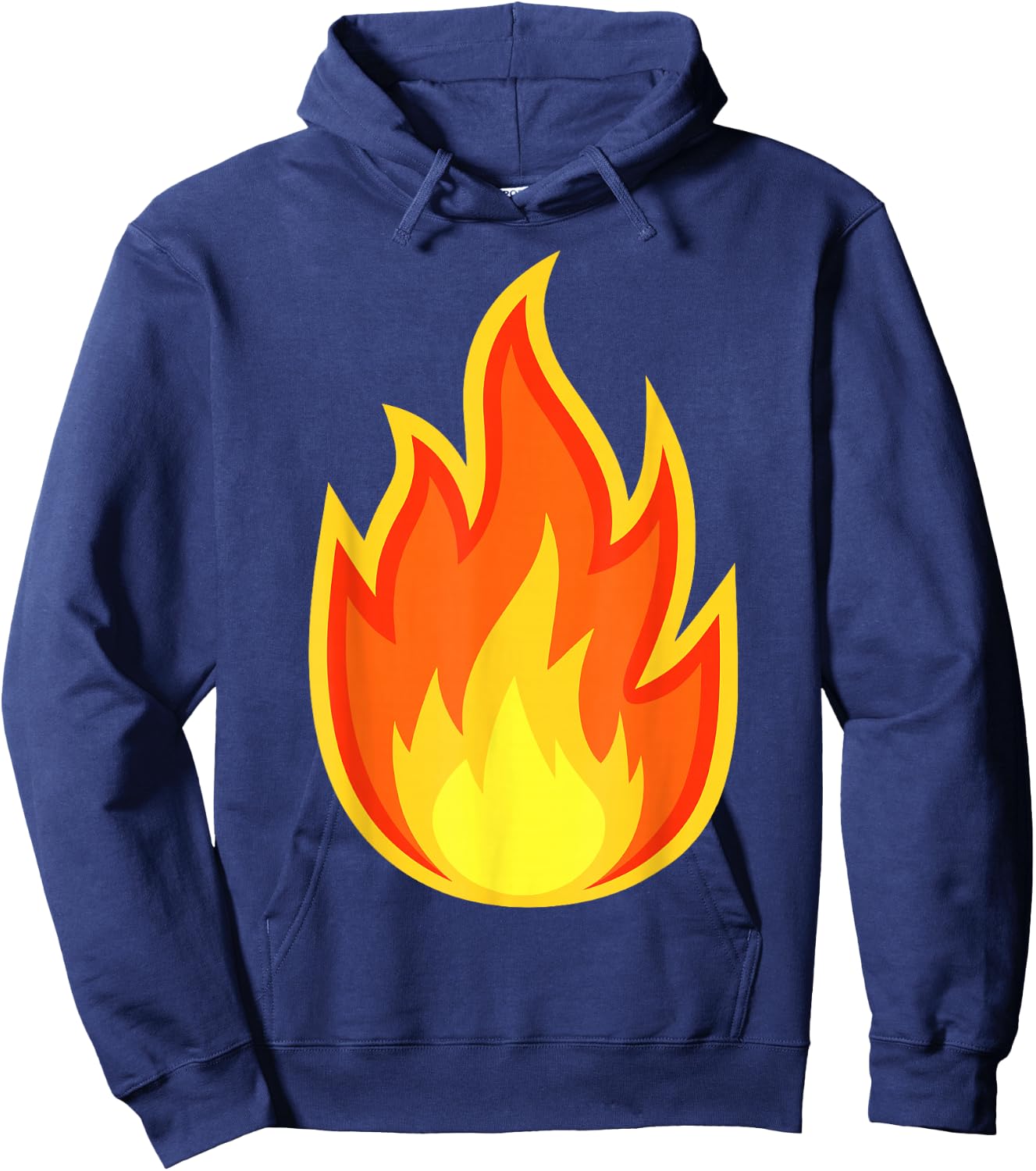 Fire Flame Costume Adult Kids Men Women , Black, S Hoodie - Hoodie | Navy