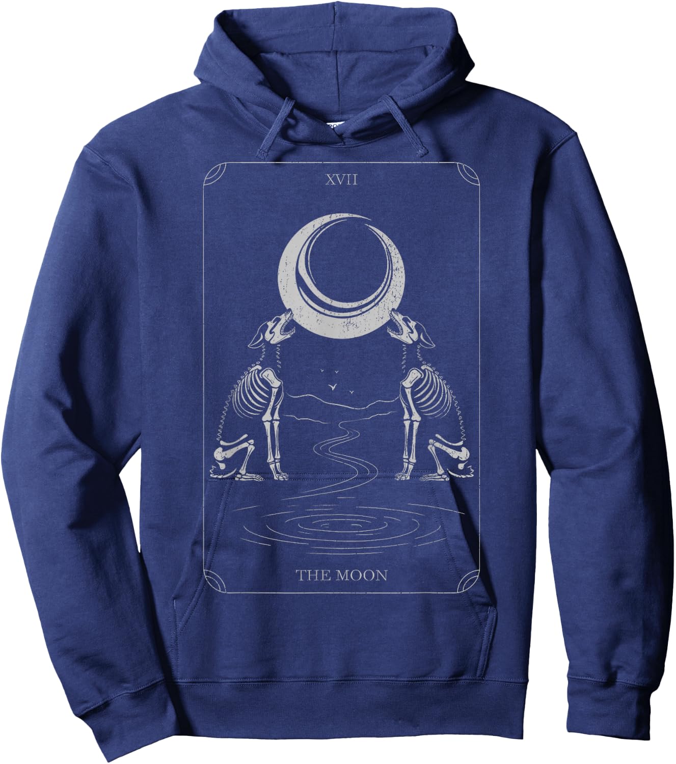 Spiritual Tarot Card Mystical Edgy Esoteric Streetwear , black Hoodie - Hoodie | Navy