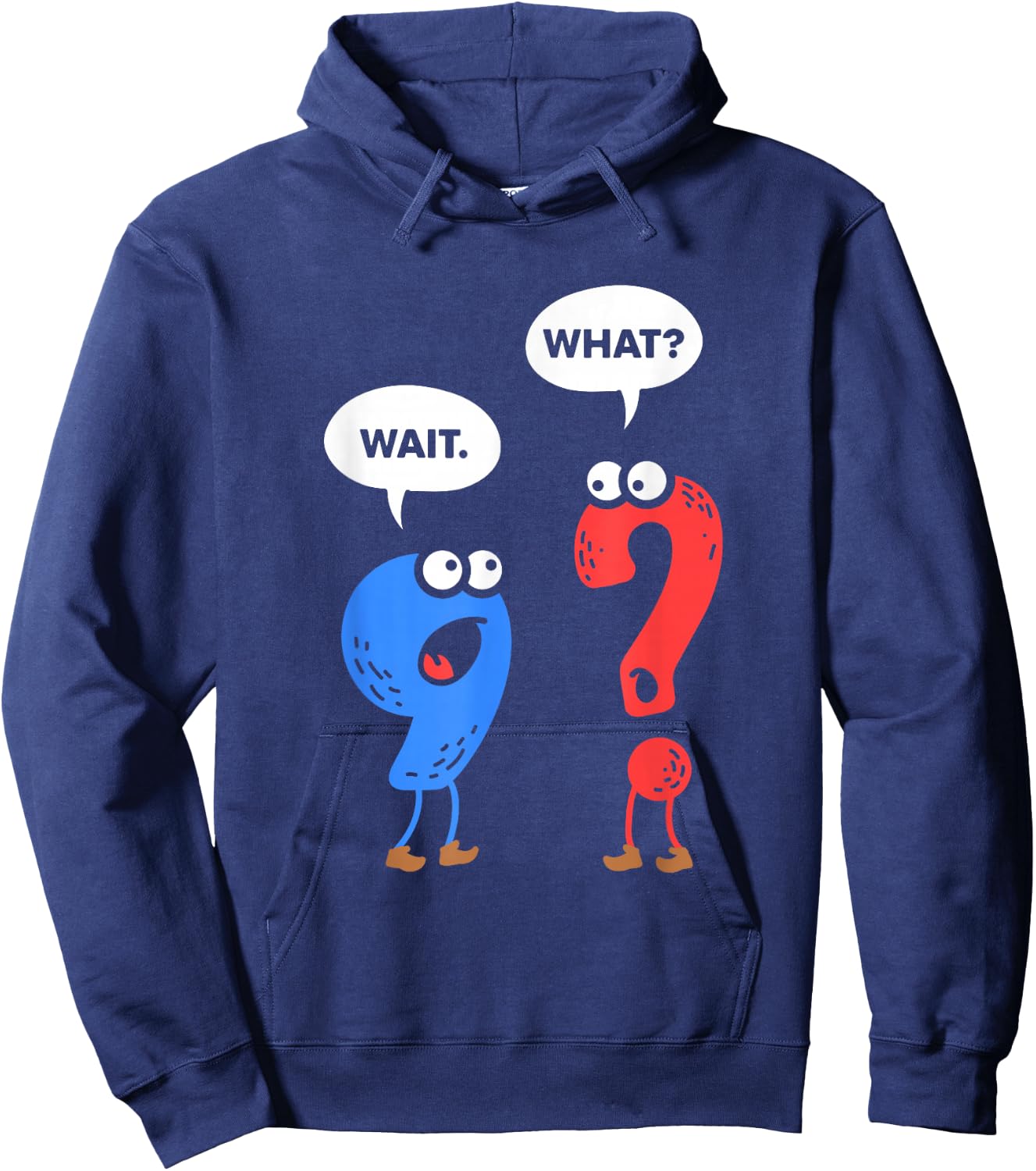 Funny Grammar Punctuation Gift Teachers Small Hoodie - Hoodie | Navy