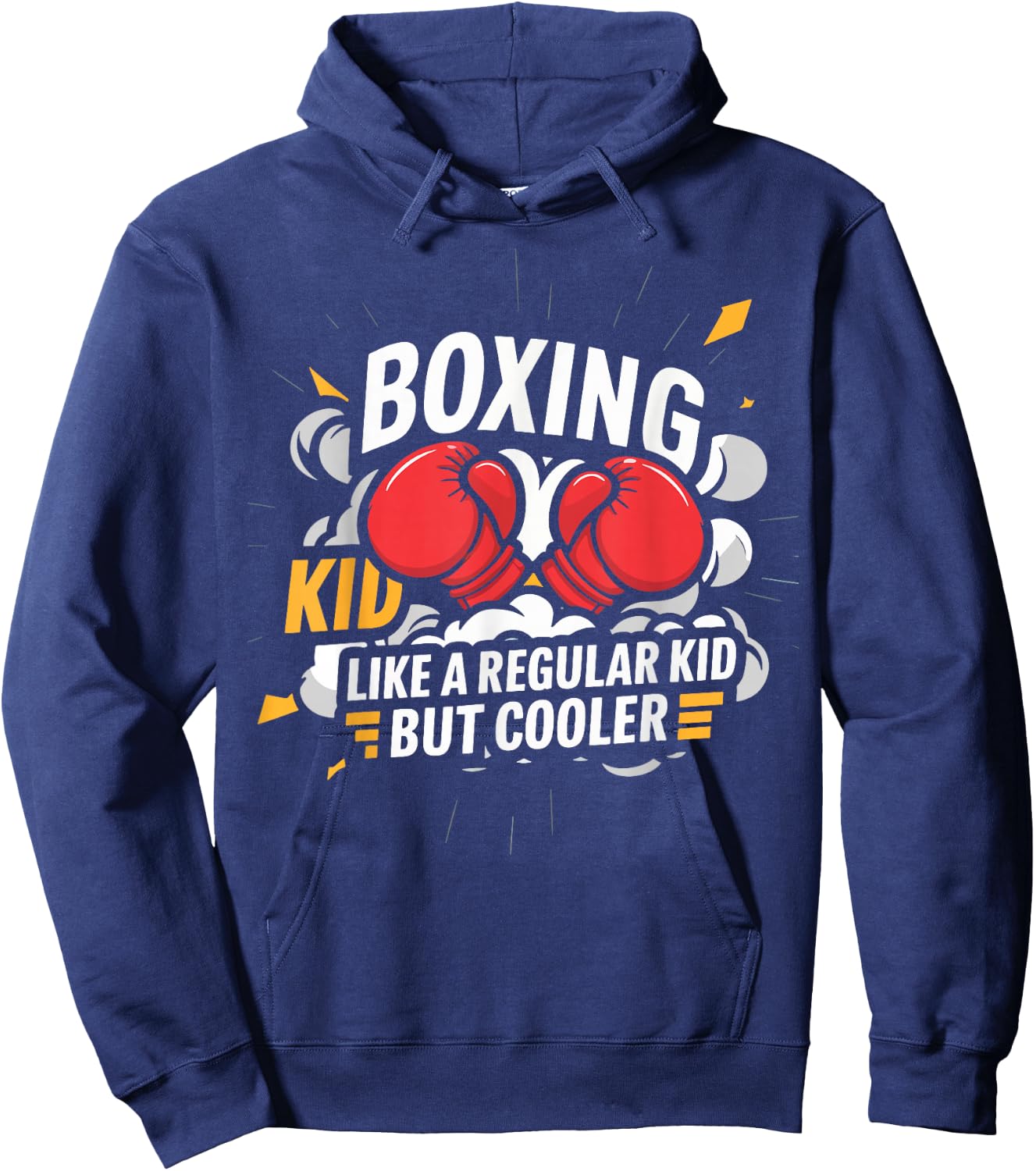 Boxing Boxer MMA Funny Boxing Kid Hoodie - Hoodie | Navy