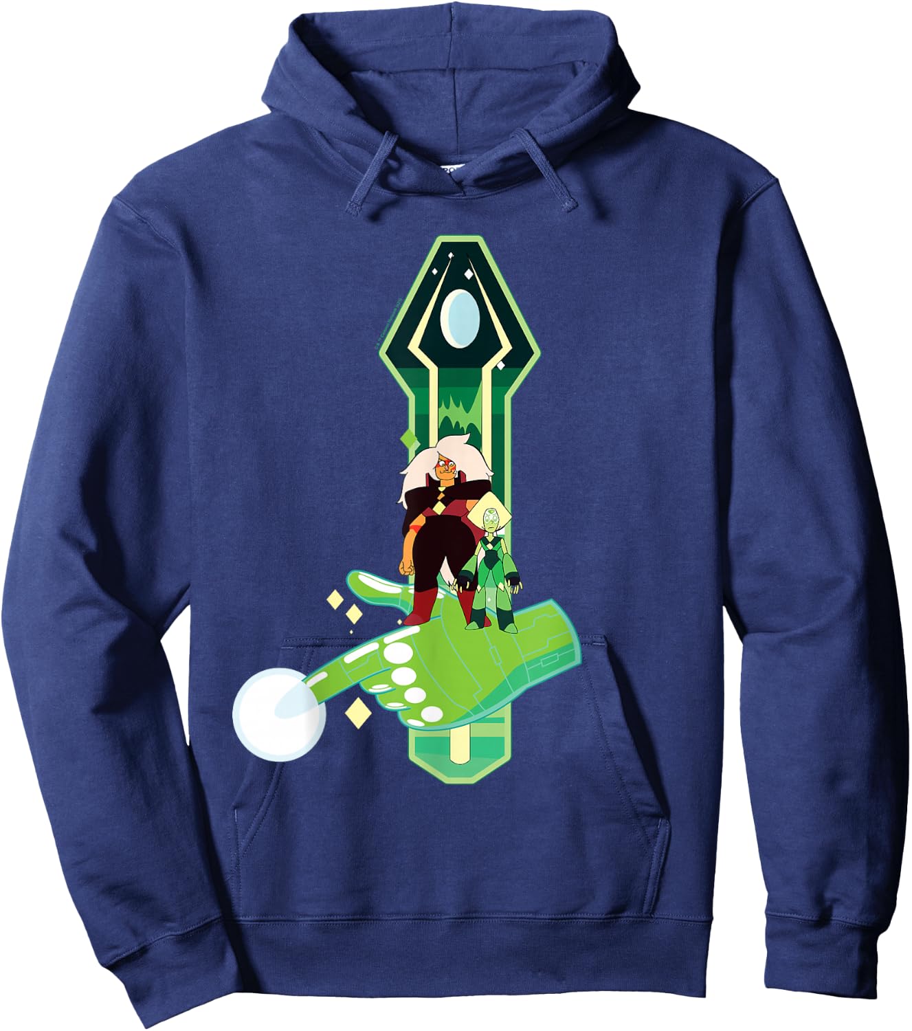 Steven Universe Peridot and Jasper Hoodie - Hoodie | Navy