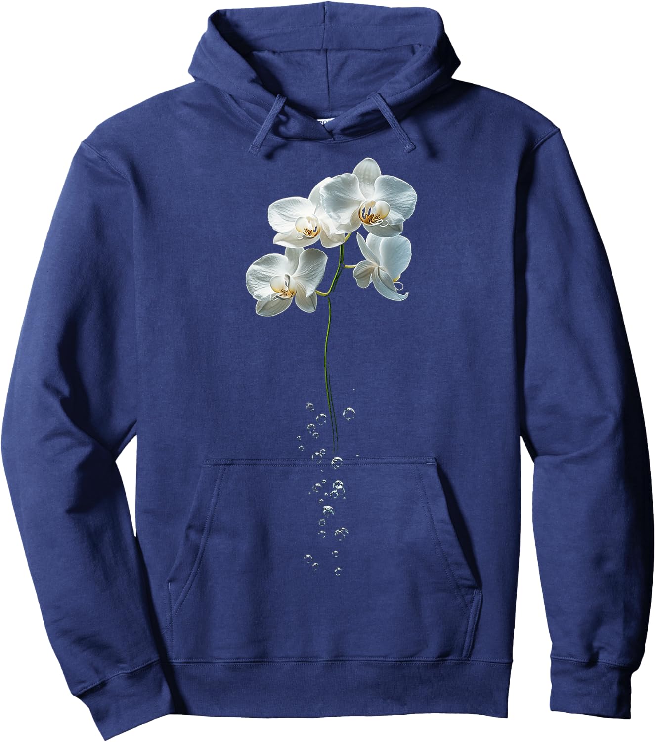 Orchid Pattern UFO Art UFO Hoodie - Hoodie | Navy