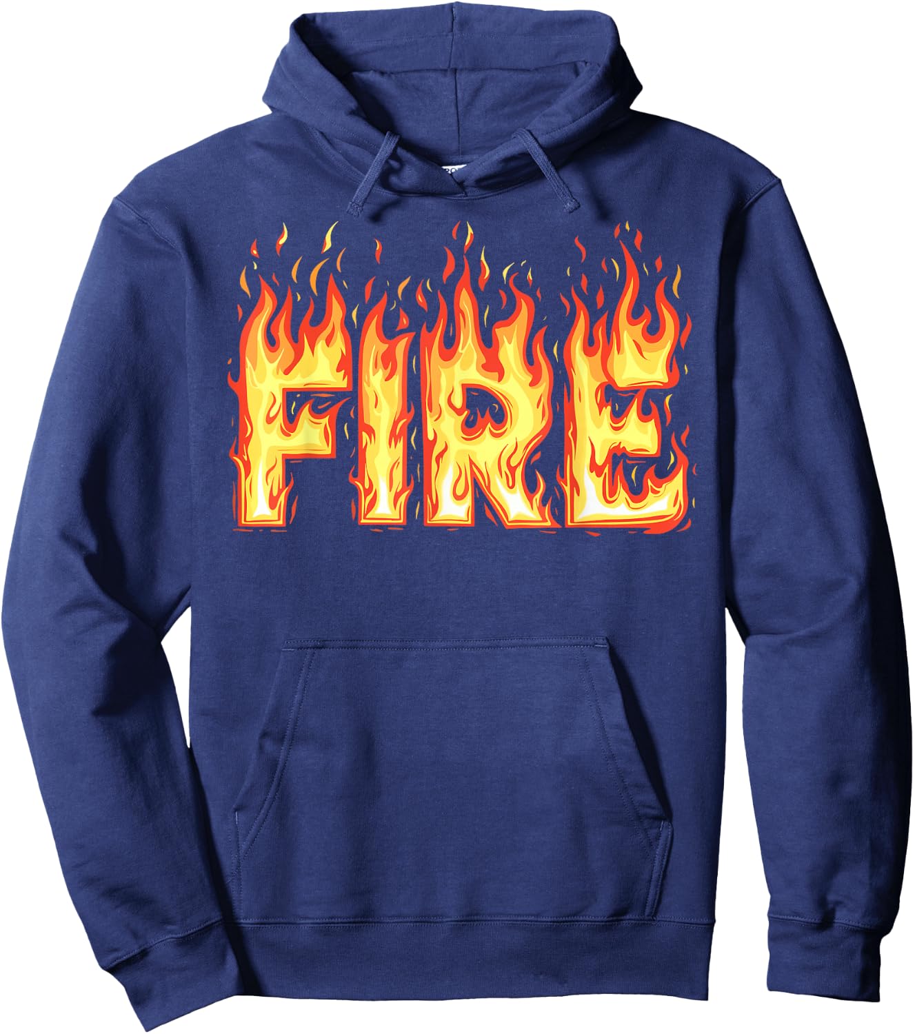 Fire Flame Costume Adult Kids Men Women , Black, S Hoodie - Hoodie | Navy