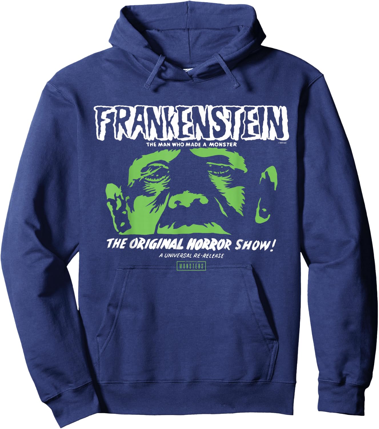 Universal Monsters Frankenstein The Original Horror Show Hoodie - Hoodie | Navy