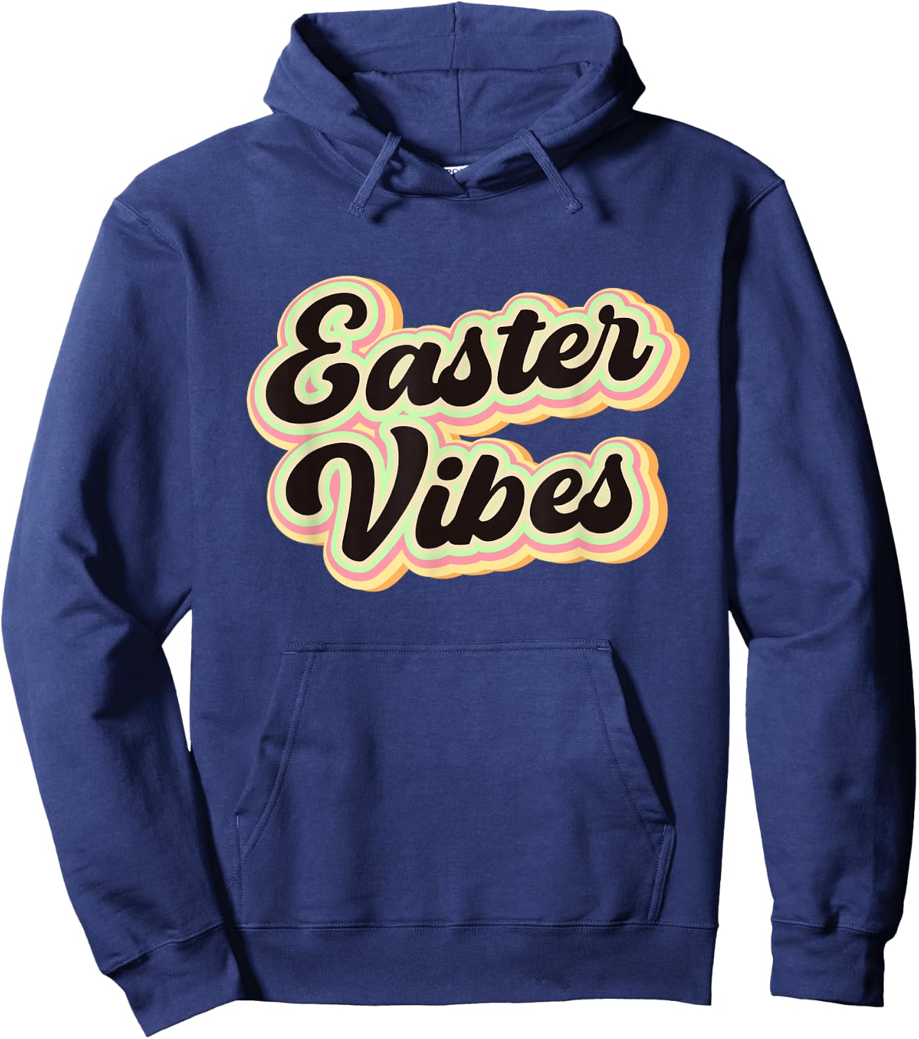 Easter Vibes Easter Mood Easter Party Retro Easter Hoodie - Hoodie | Navy
