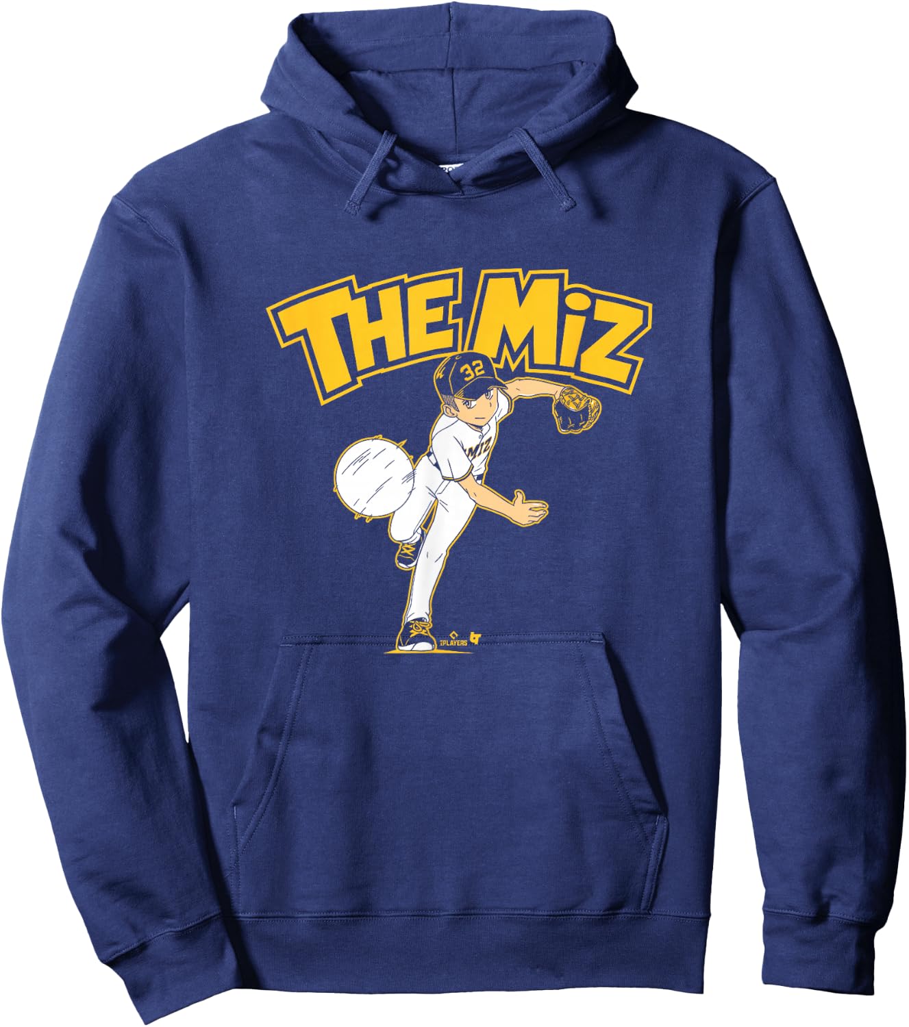 Jacob Misiorowski - Anime Miz - Milwaukee Baseball Hoodie - Hoodie | Navy