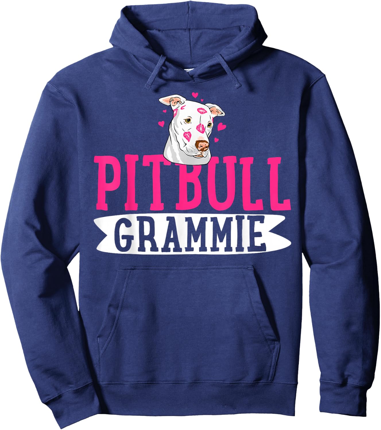 Pitbull Grammie Pit Bull Terrier Dog Pibble Mother's Day Hoodie - Hoodie | Navy