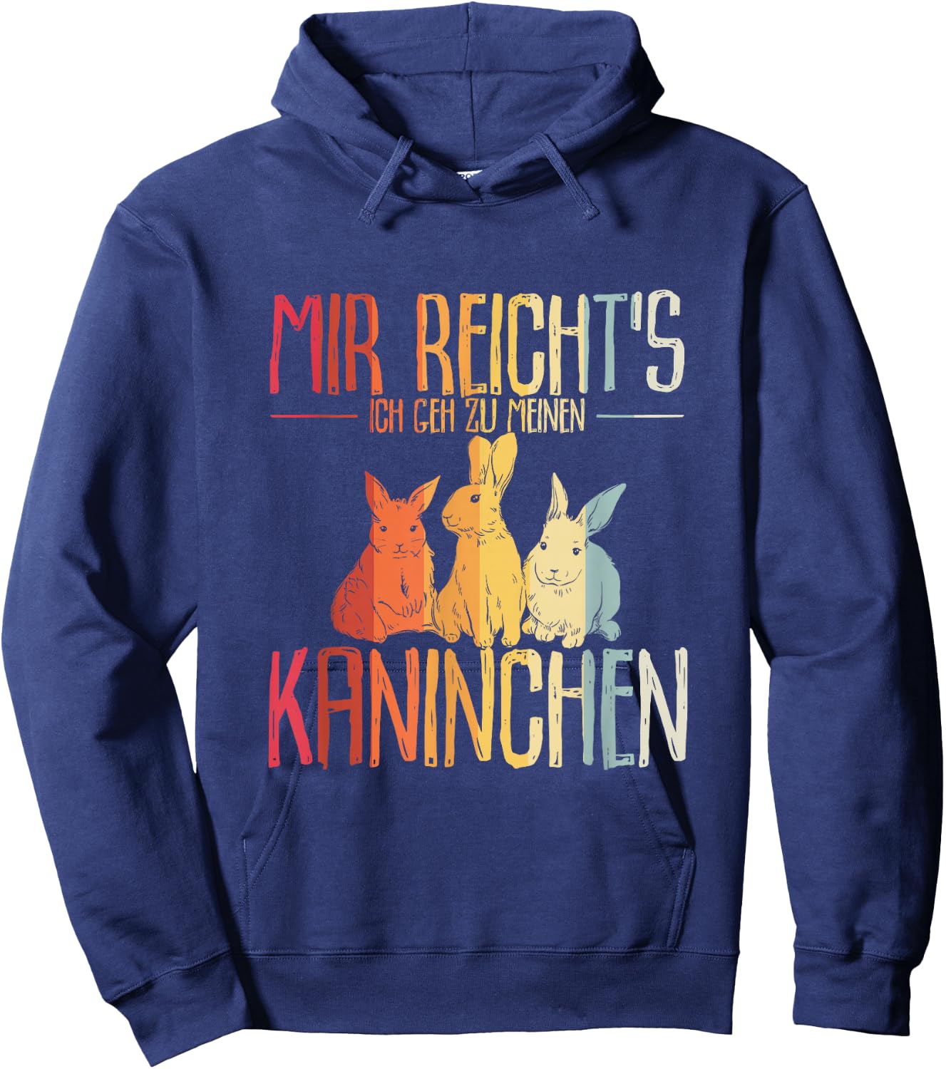 Mir reichts ich geh zu mein Rabbit Gift , black, s Hoodie - Hoodie | Navy
