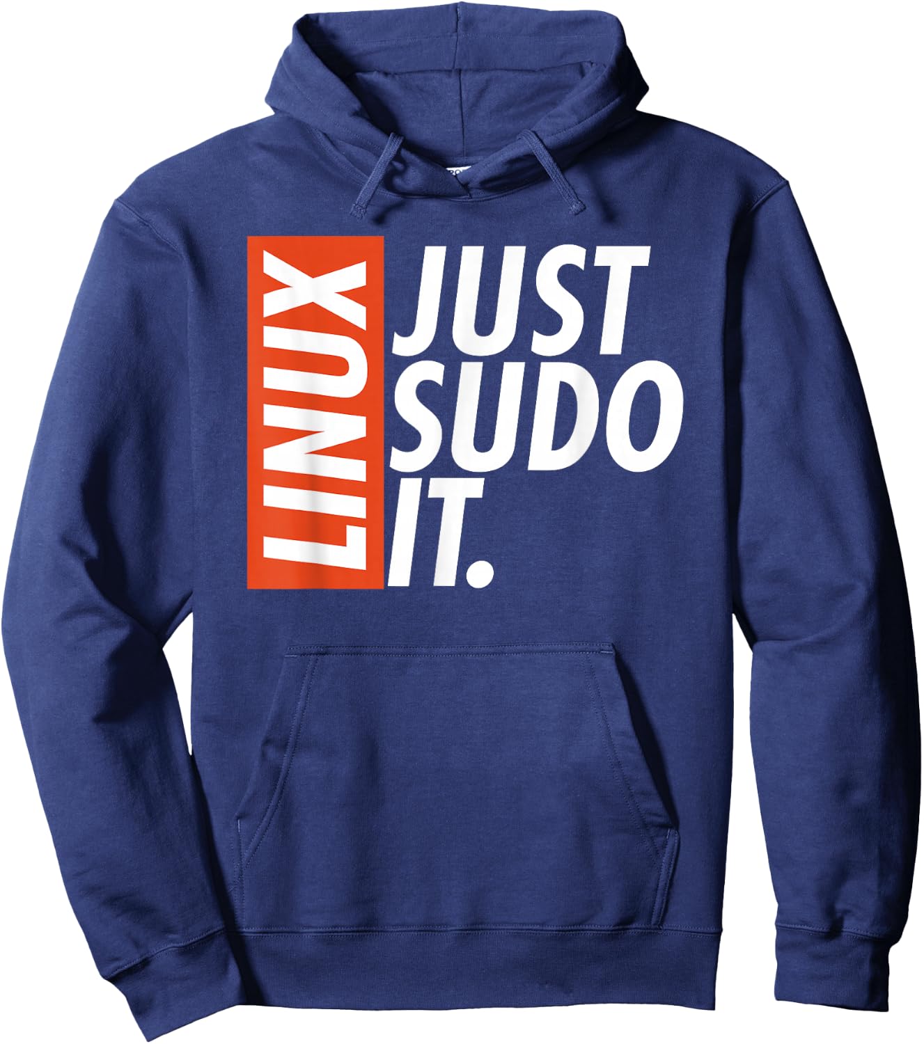Linux Just Sodo It Coding & Nerd Pride Sudo Style Humour , Black, S Hoodie - Hoodie | Navy