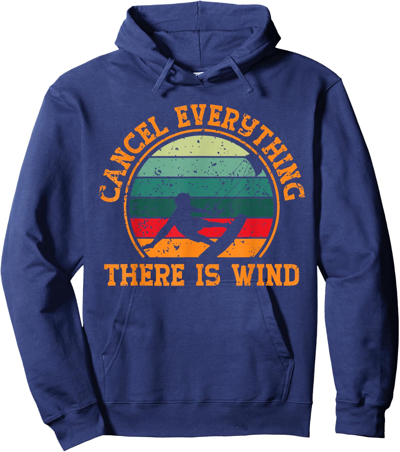 Kite Surfing - Surfing - Kitesurfing - Kiteboarding Wind Lover's Hoodie - Hoodie | Navy