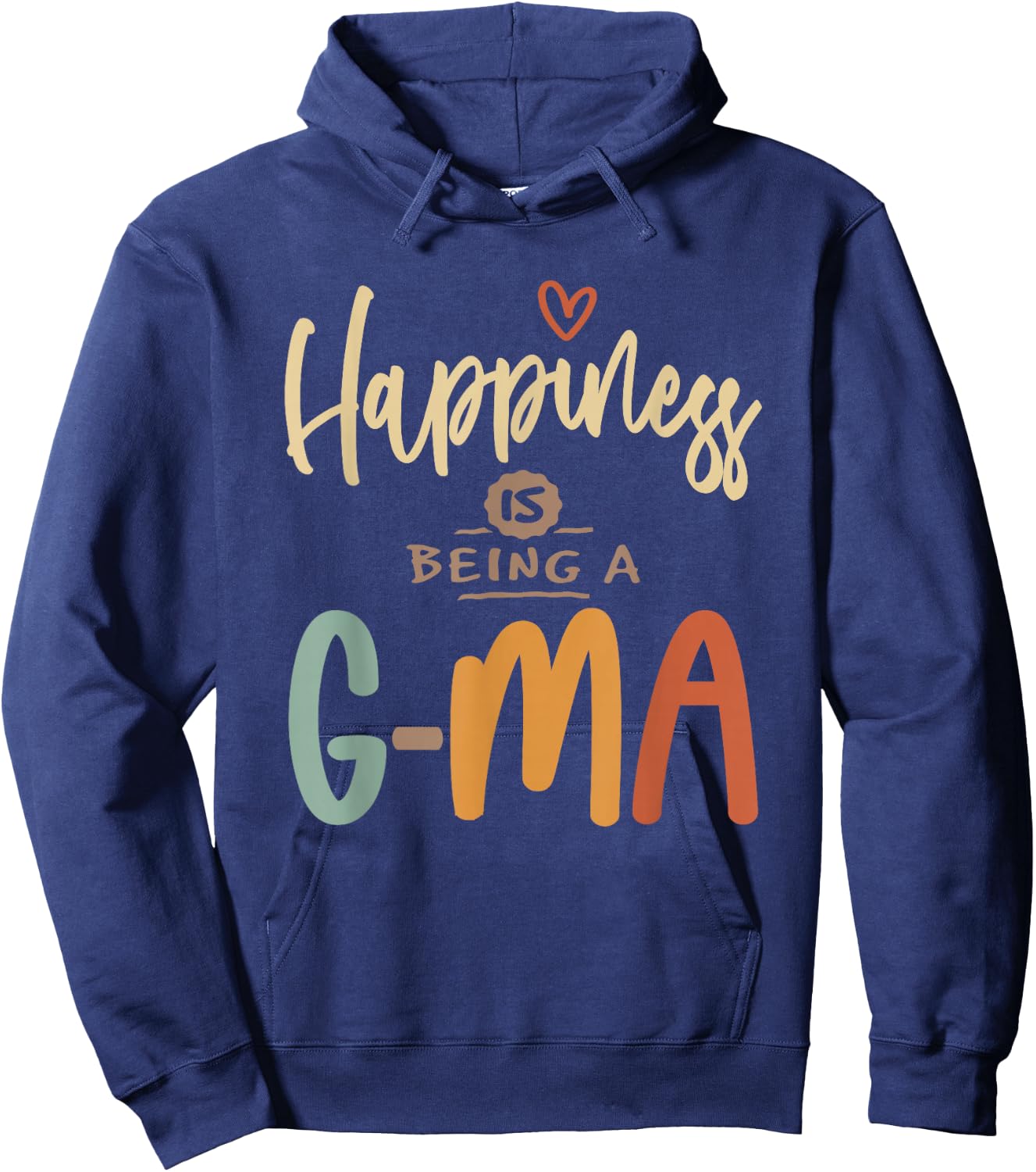 Happiness is Being a G-Ma - Grandma Hoodie - Hoodie | Navy