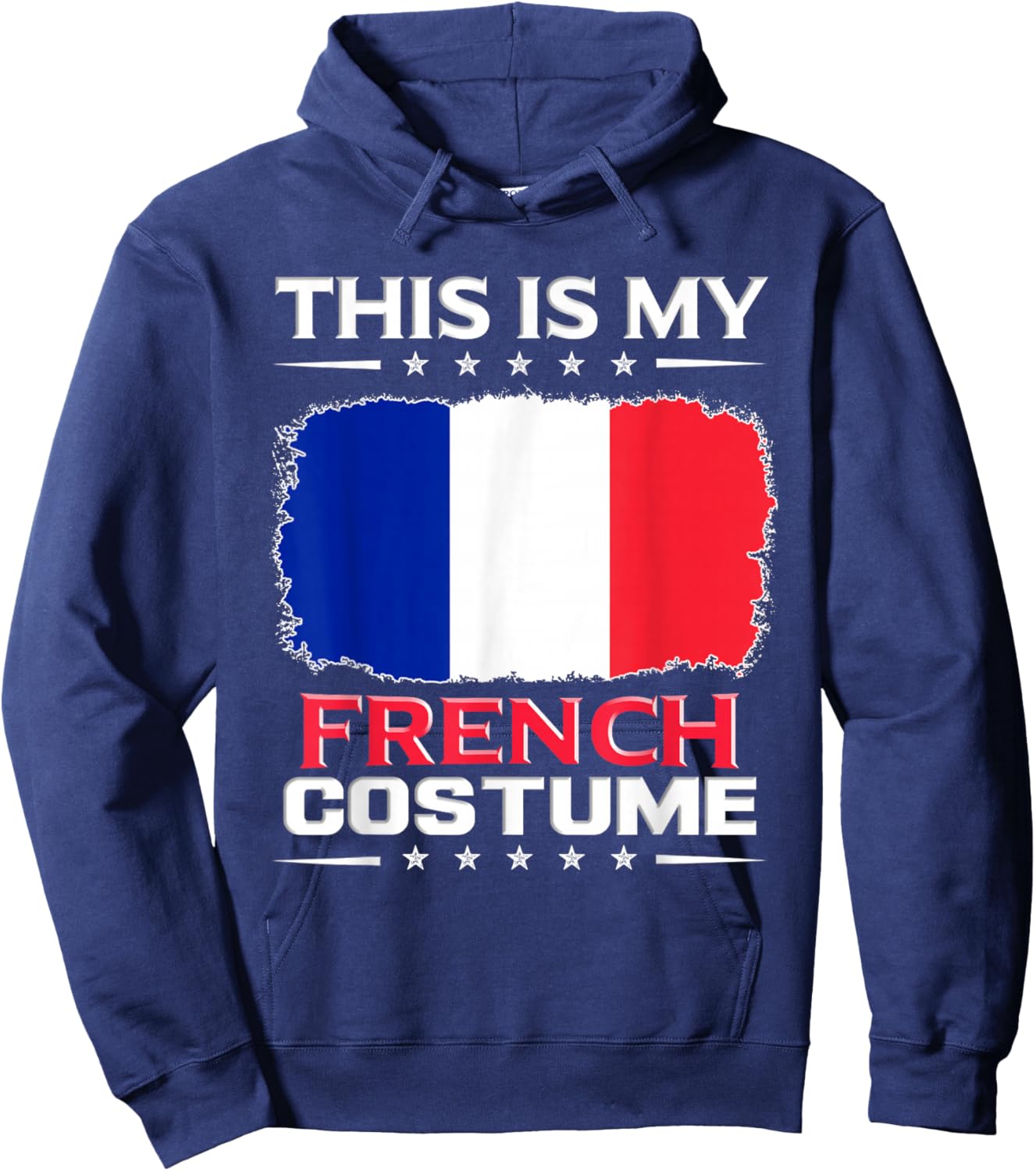 Das ist mein Französisches Kostüm France , black Hoodie - Hoodie | Navy