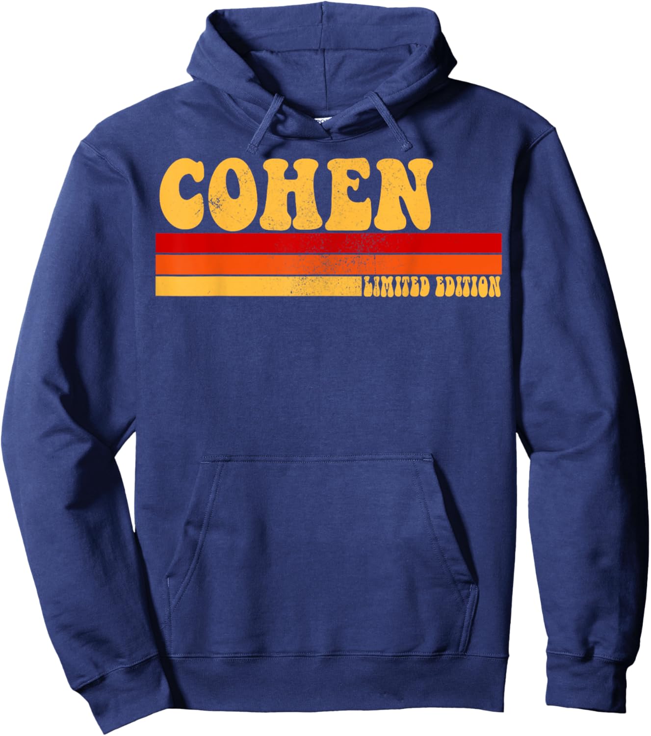 COHEN Name Personalized Idea Men Retro Vintage COHEN Hoodie - Hoodie | Navy
