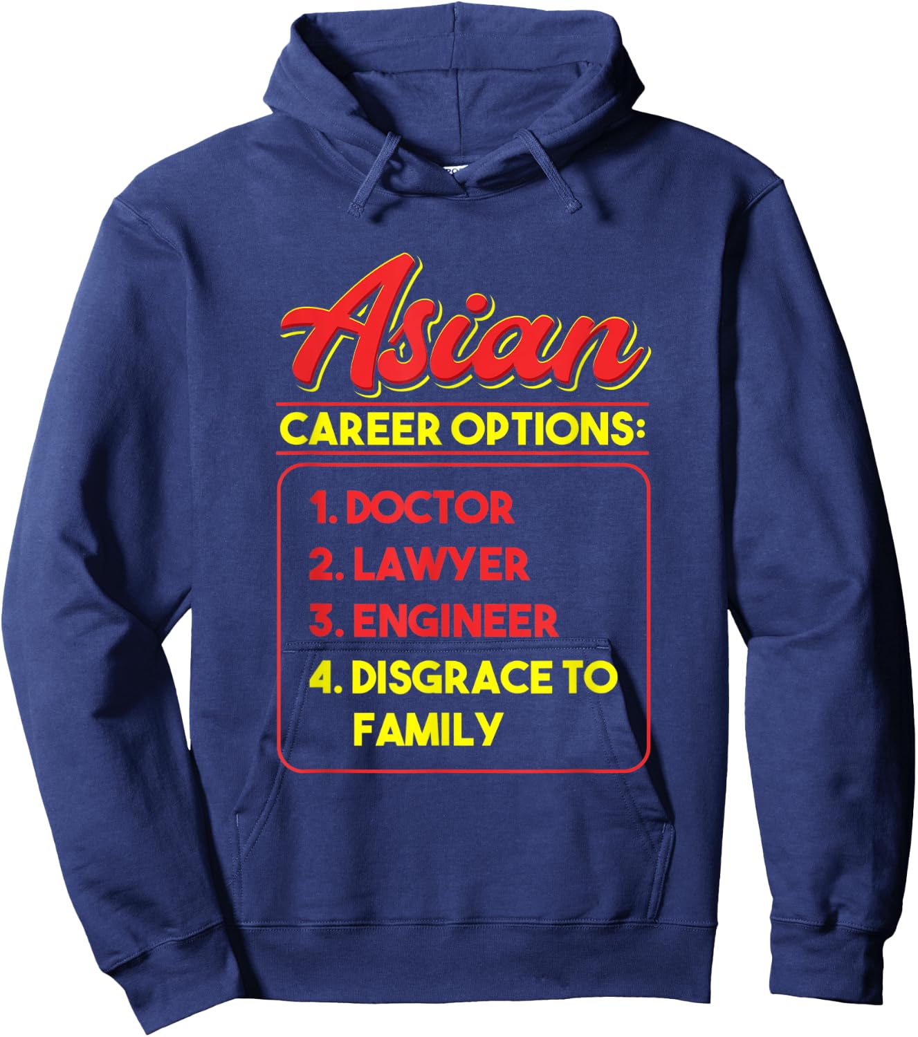 Asian Career Options Japanese Heritage Humor Pride Chinese Hoodie - Hoodie | Navy