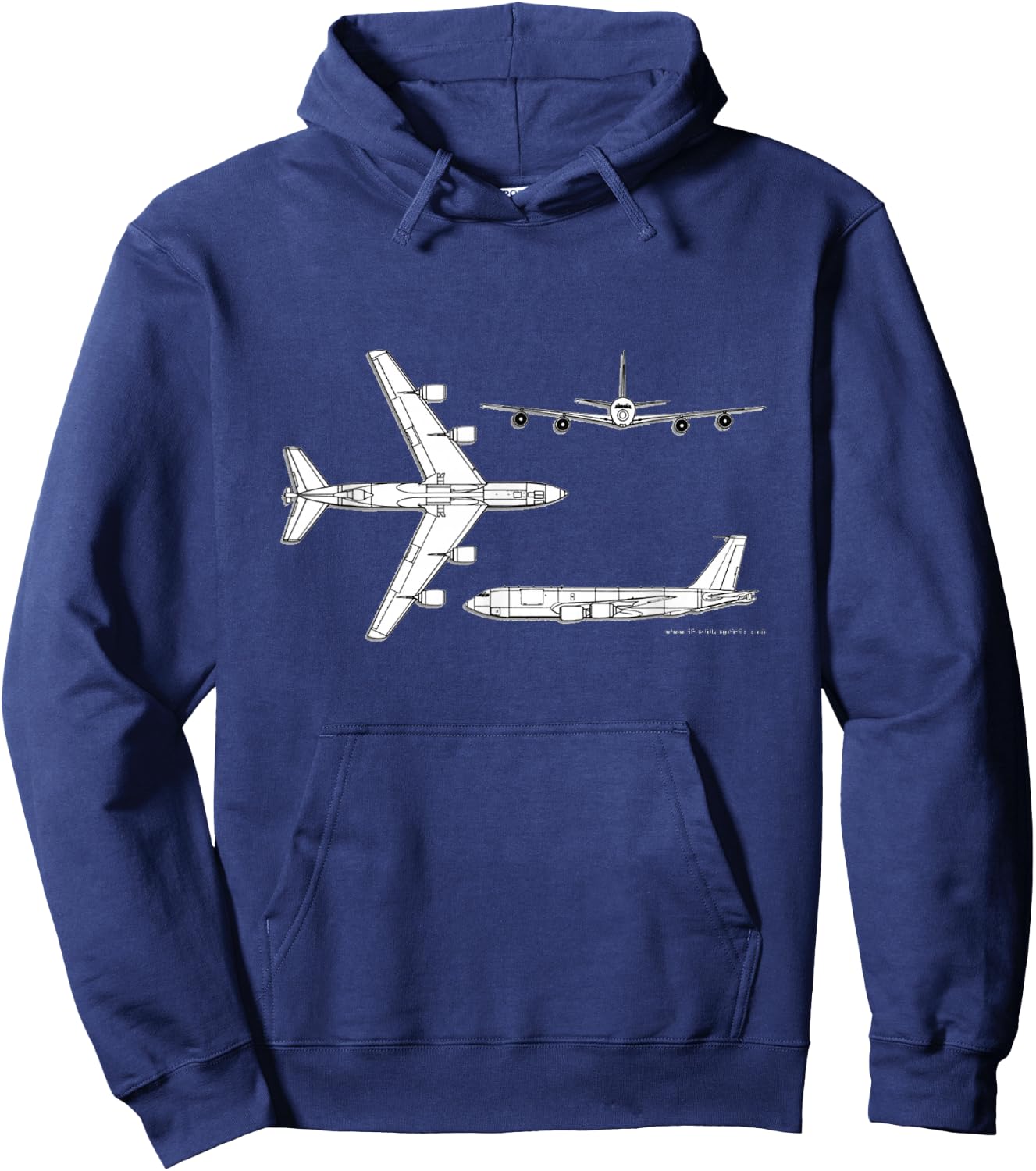 KC-135 Stratotanker Jet Military Aircraft Army Veteran Gift Hoodie - Hoodie | Navy