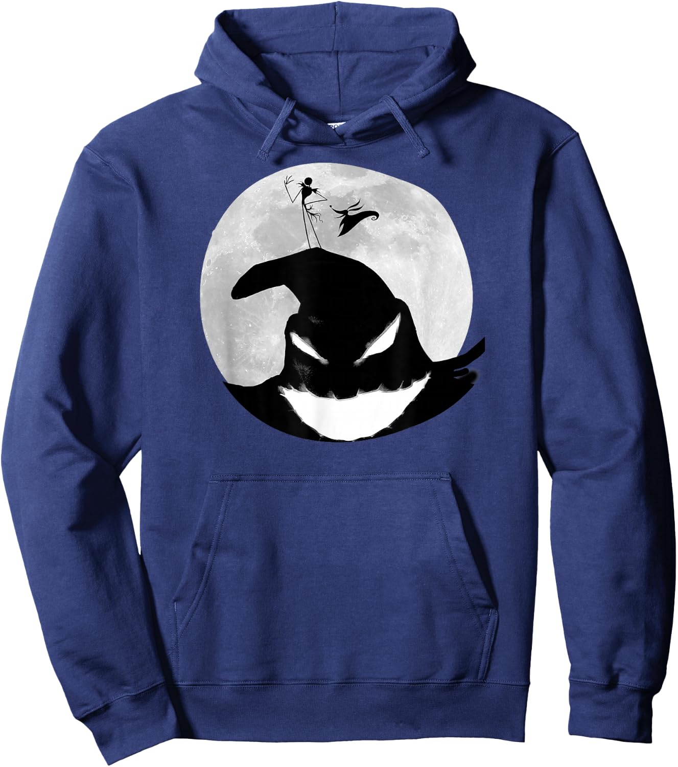 The Nightmare Before Christmas - Oogie Boogie Moon Hoodie - Hoodie | Navy