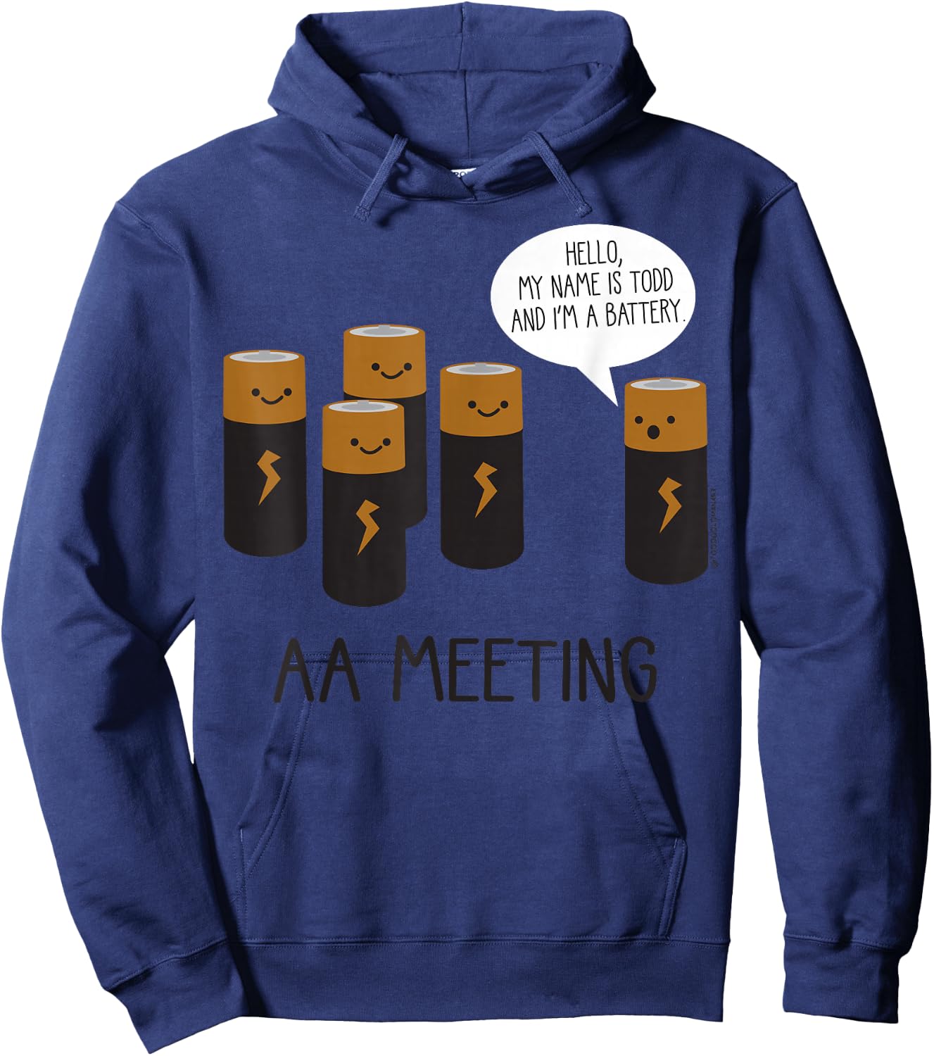 Aa Meeting Hoodie - Hoodie | Navy