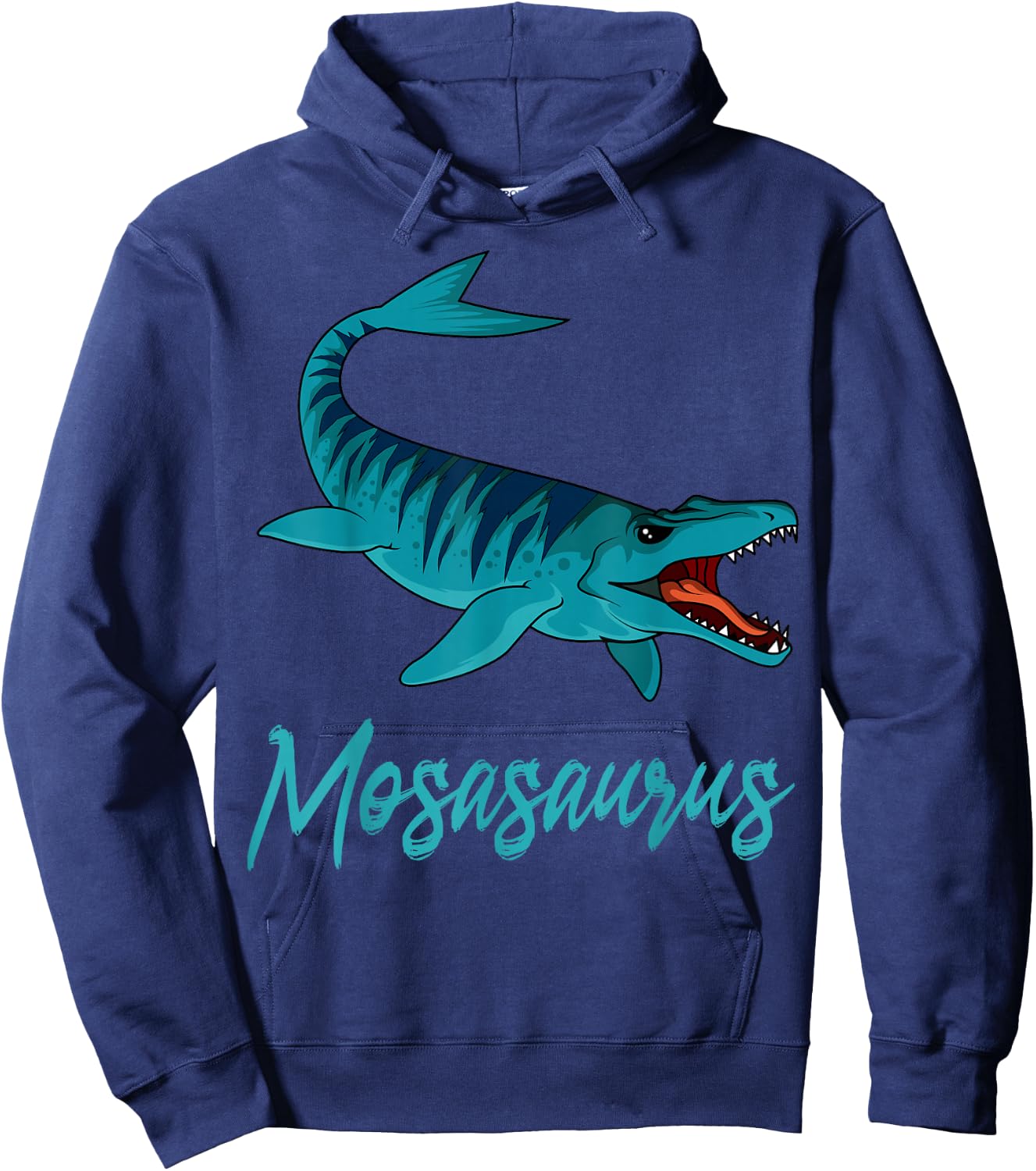 Mosasaurus Aquatic Dinosaur Paleontologist Prehistoric Hoodie - Hoodie | Navy