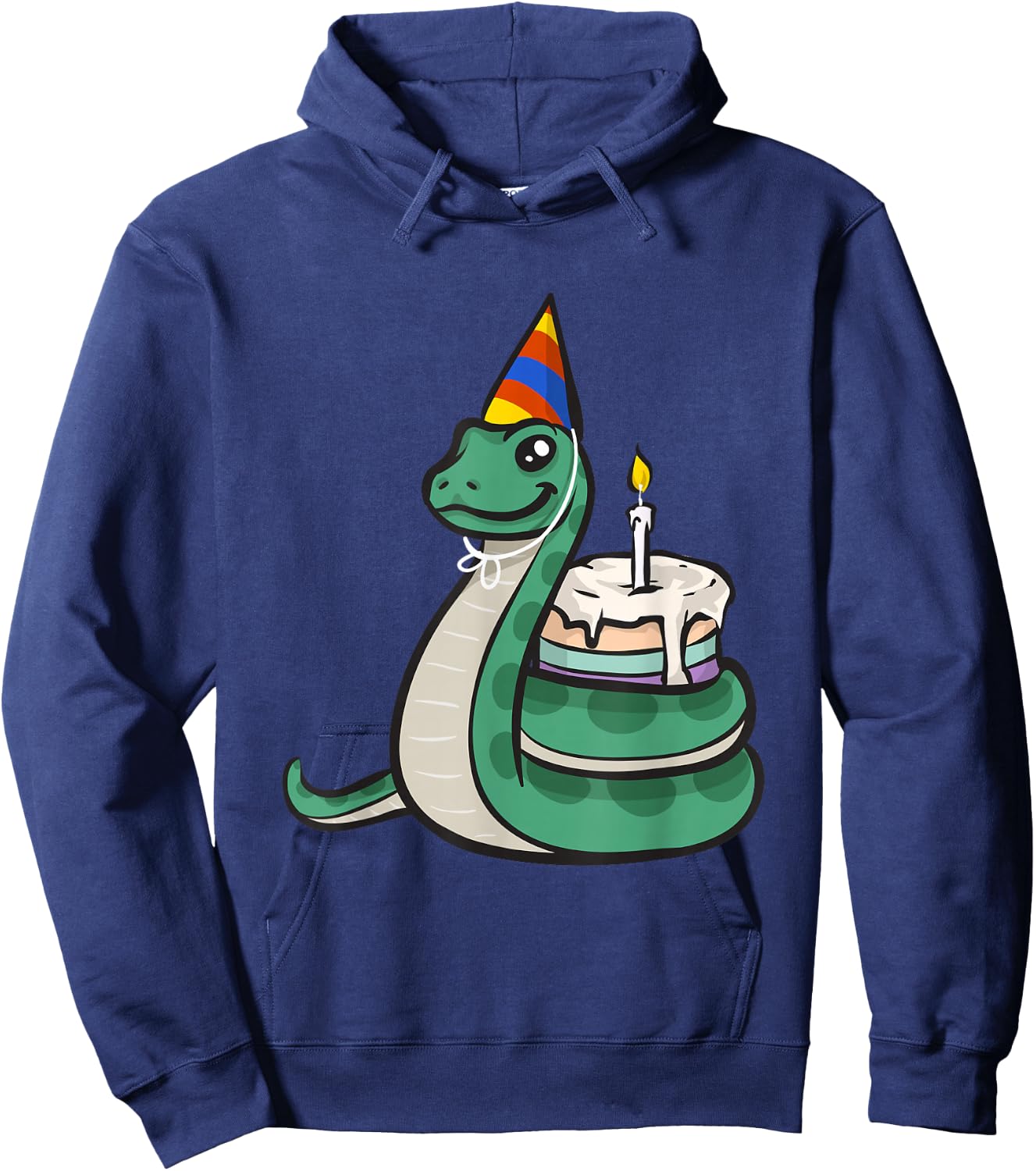 Kids Snake Birthday Snake Hoodie - Hoodie | Navy