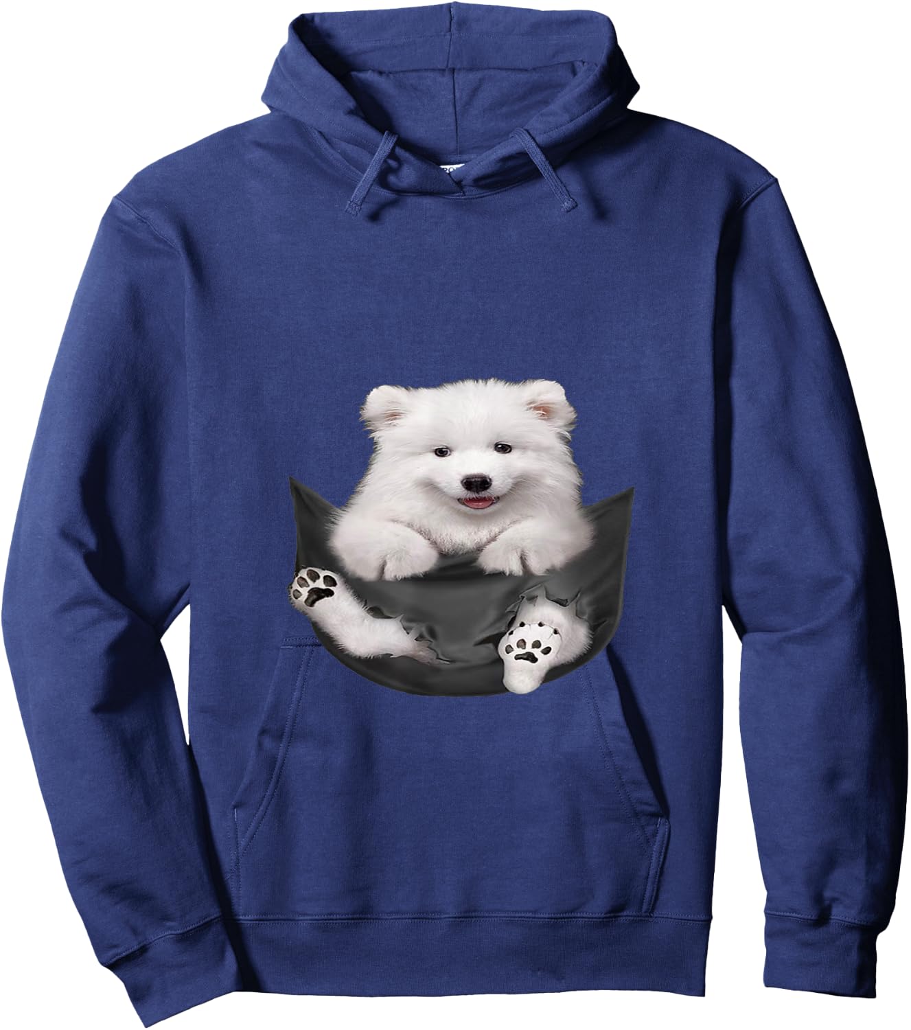Dog Lovers Gifts Samoyed In Pocket Funny Dog Gift Samoyed Men Women Girls Kids Hoodie - Hoodie | Navy