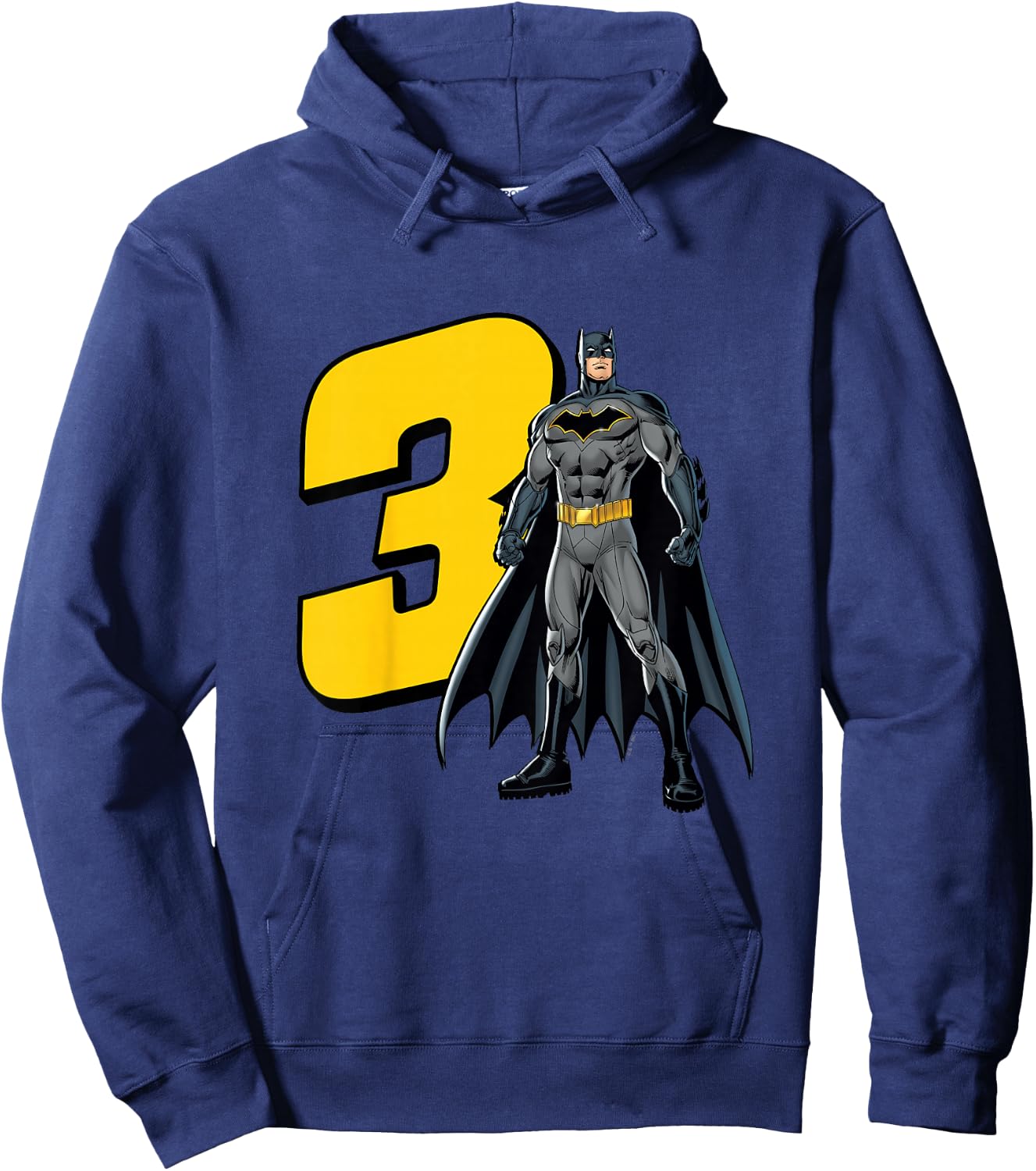 Kids Batman Super Hero 3rd Birthday Hoodie - Hoodie | Navy