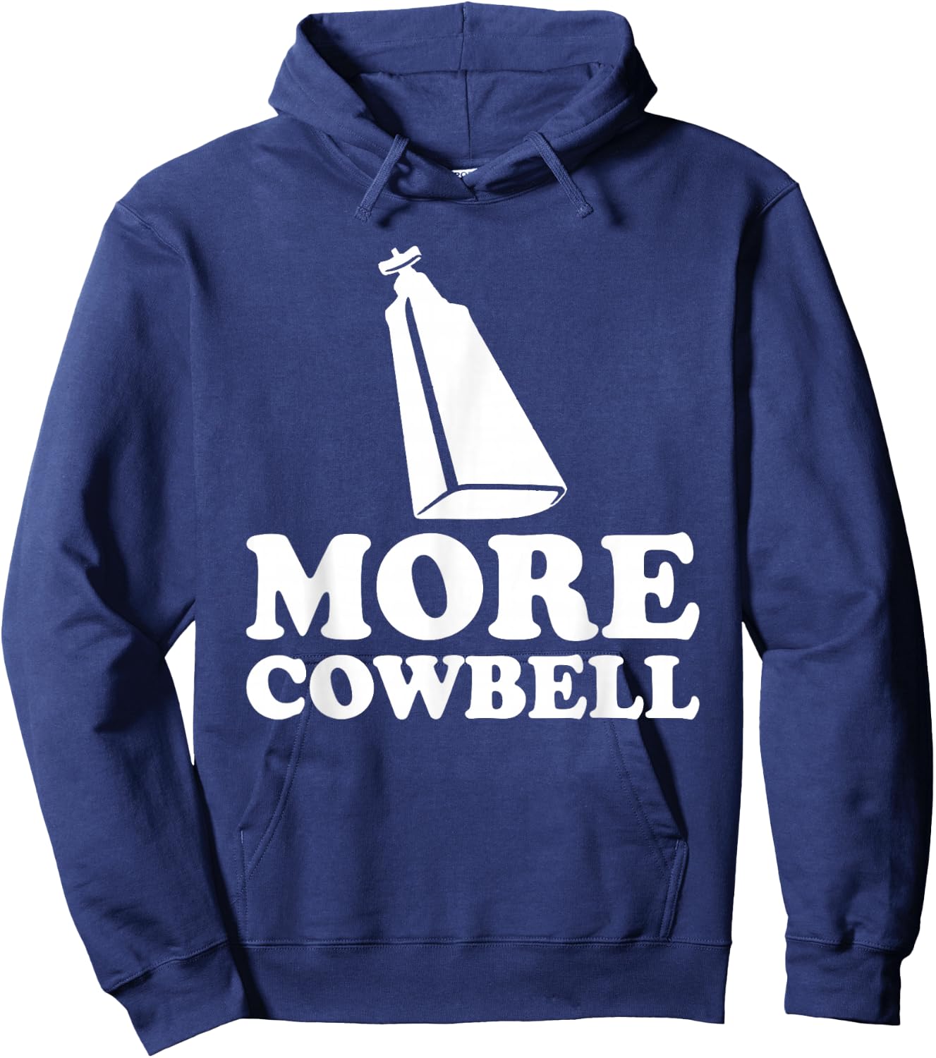 More Cowbell Vintage Sketch Comedy Funny Drummer Hoodie - Hoodie | Navy