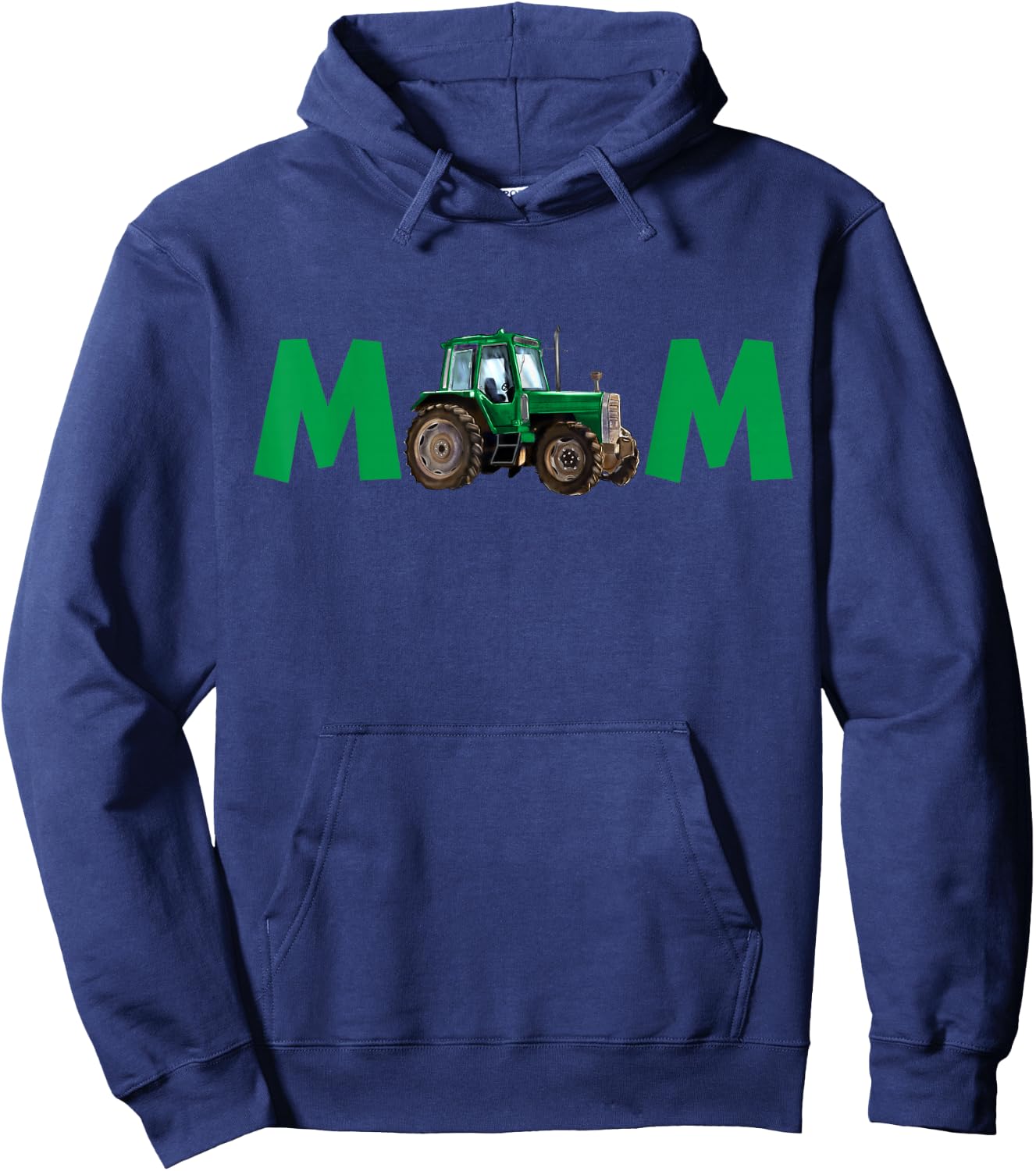 Mama Mom Of The Birthday Boy Farm Tractor Family Matching Hoodie - Hoodie | Navy