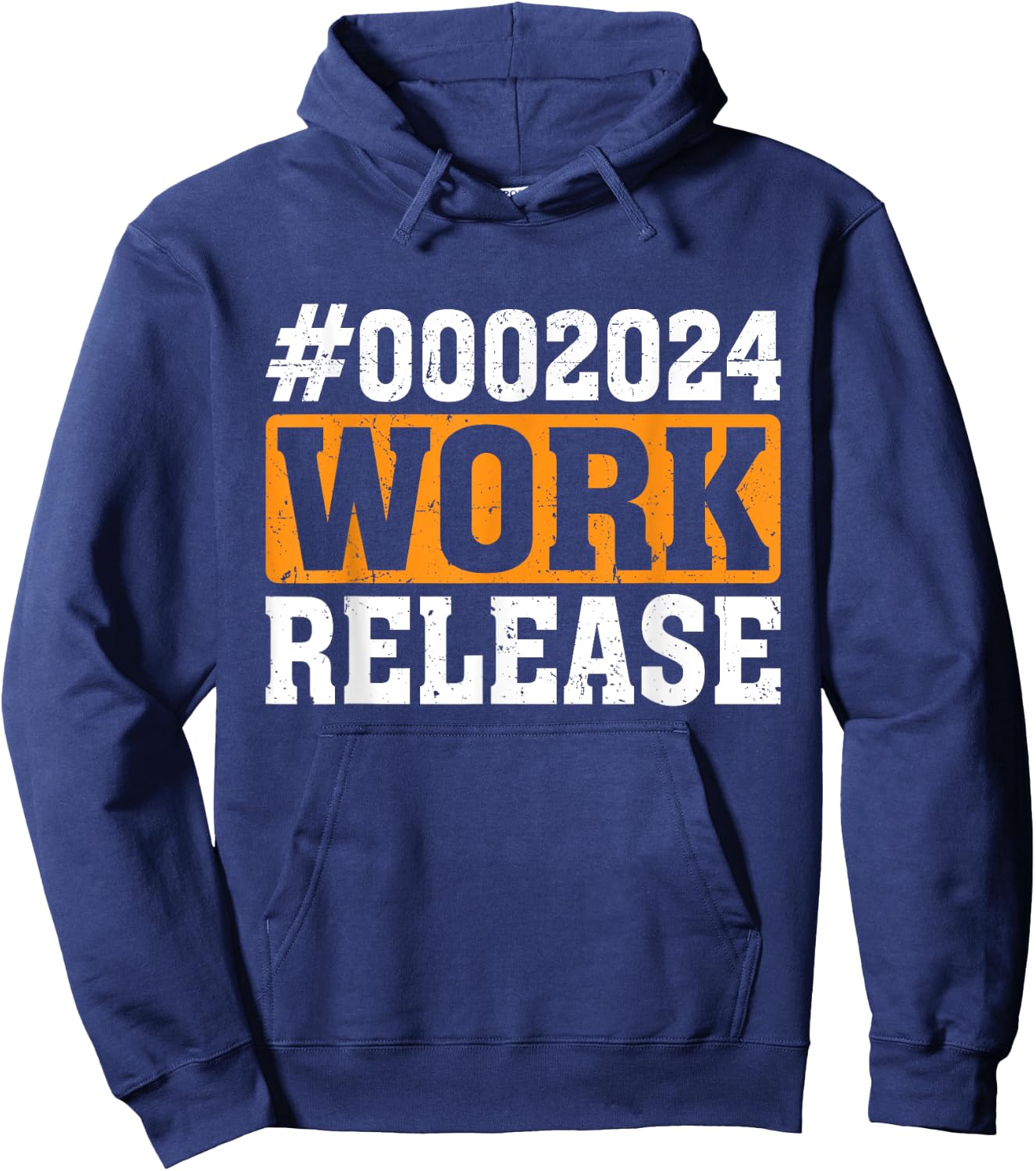 2024 Work Release Funny Retirement 2024 Retired Hoodie - Hoodie | Navy