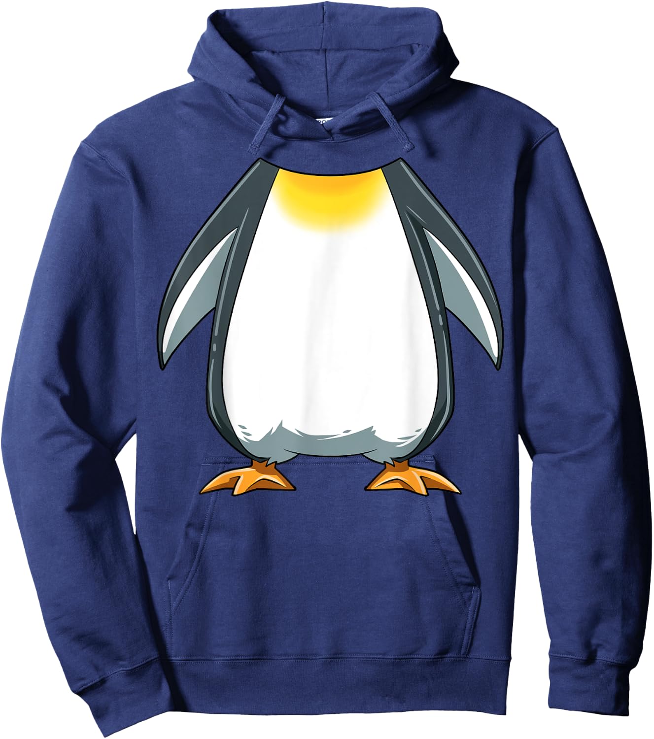 Funny Penguin Costume Penguin Body Headless Penguin Costume Hoodie - Hoodie | Navy