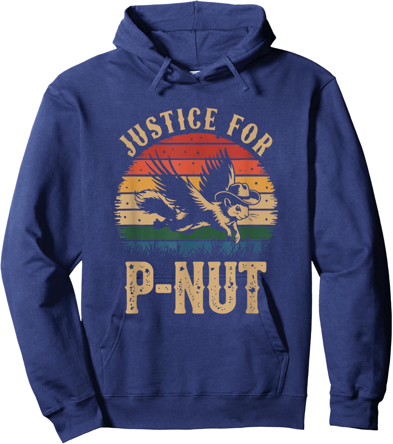 Justice For Peanut P’nut PNut Squirrel Lover Hoodie - Hoodie | Navy
