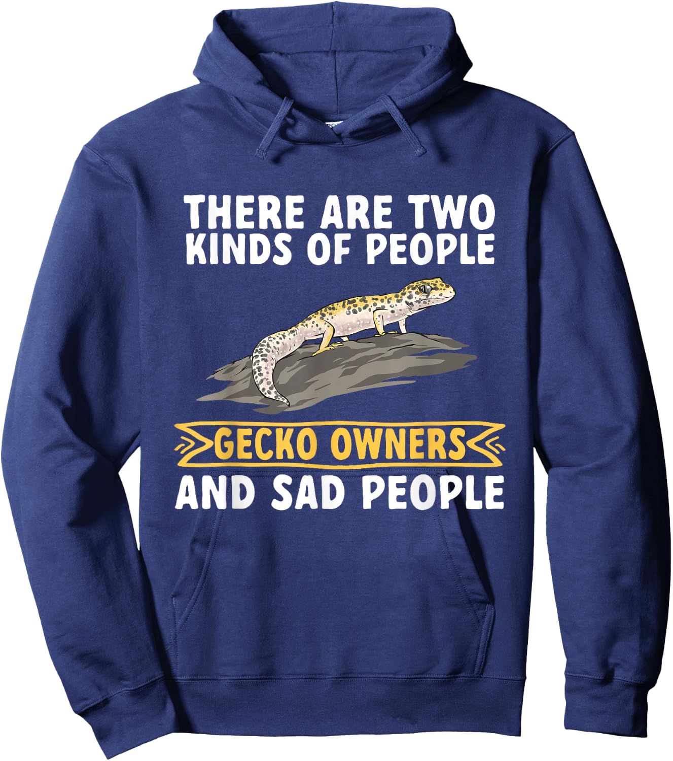 Leopard Gecko Reptile Pet Gecko Leopard Gecko Hoodie - Hoodie | Navy