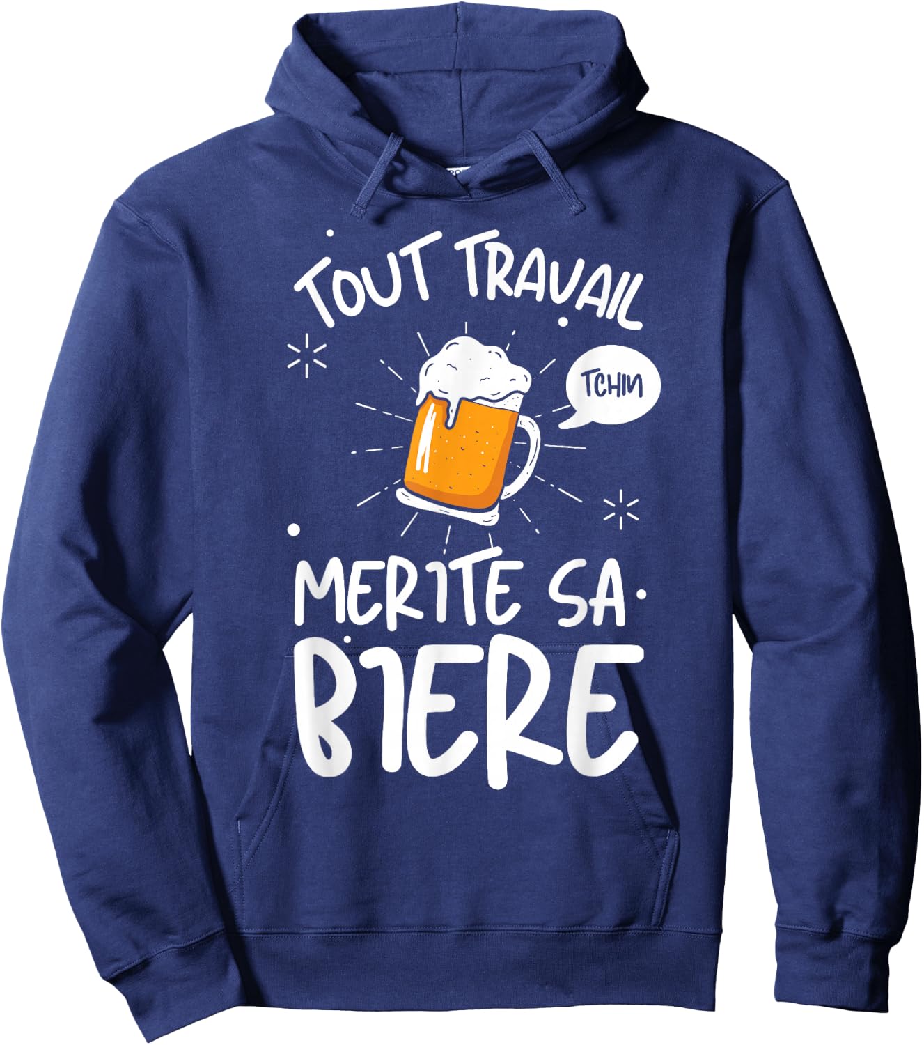 Noel Funny Beer Man Funny Beer Pressure , Black, S Hoodie - Hoodie | Navy