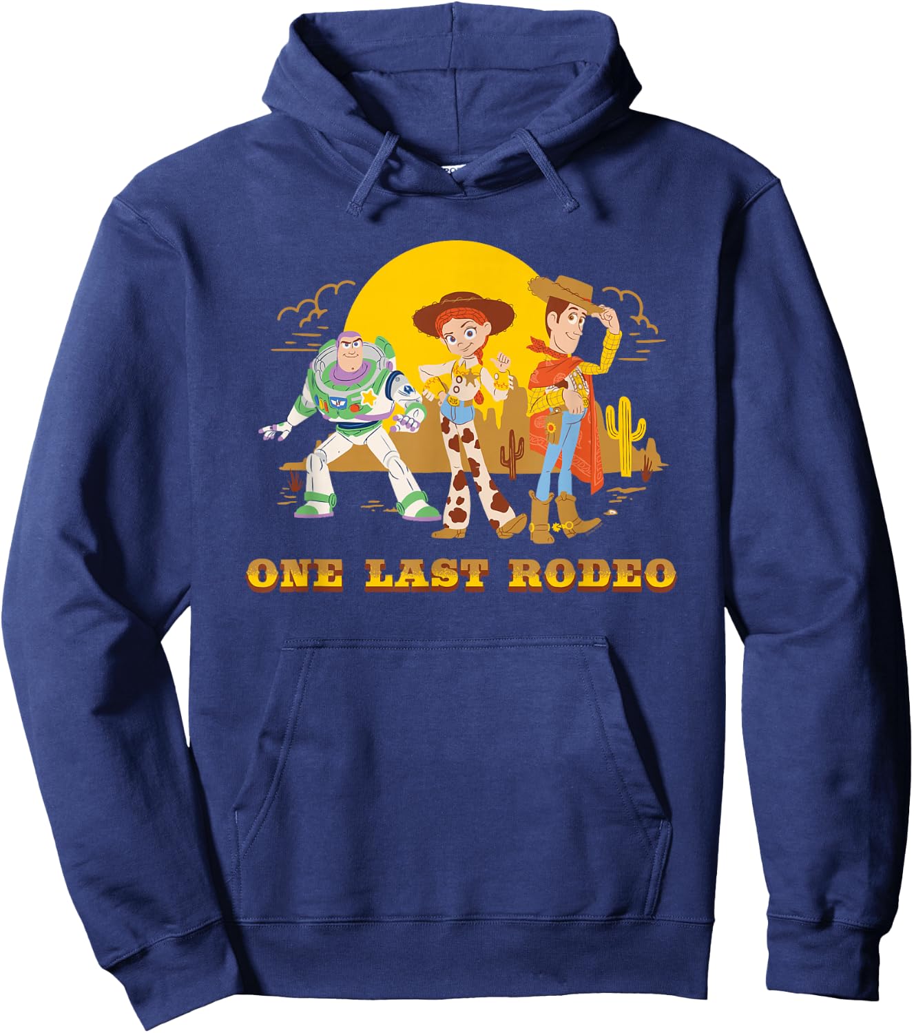 Disney and Pixar's Toy Story 5 Jessie Buzz Woody Last Rodeo Hoodie - Hoodie | Navy