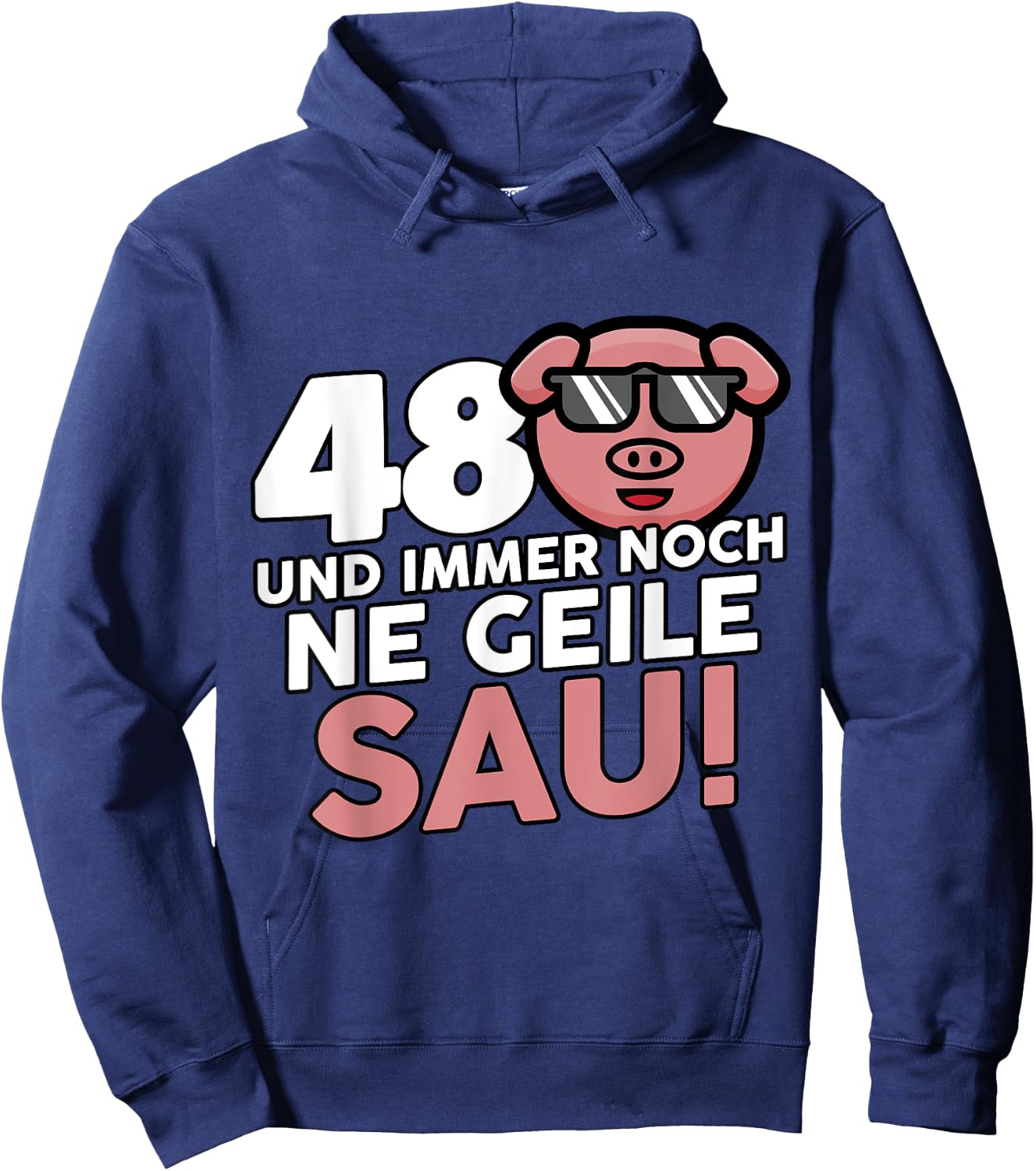 48. Geburtstag Mann Frau 48 Jahre Deko Lustig Hoodie - Hoodie | Navy