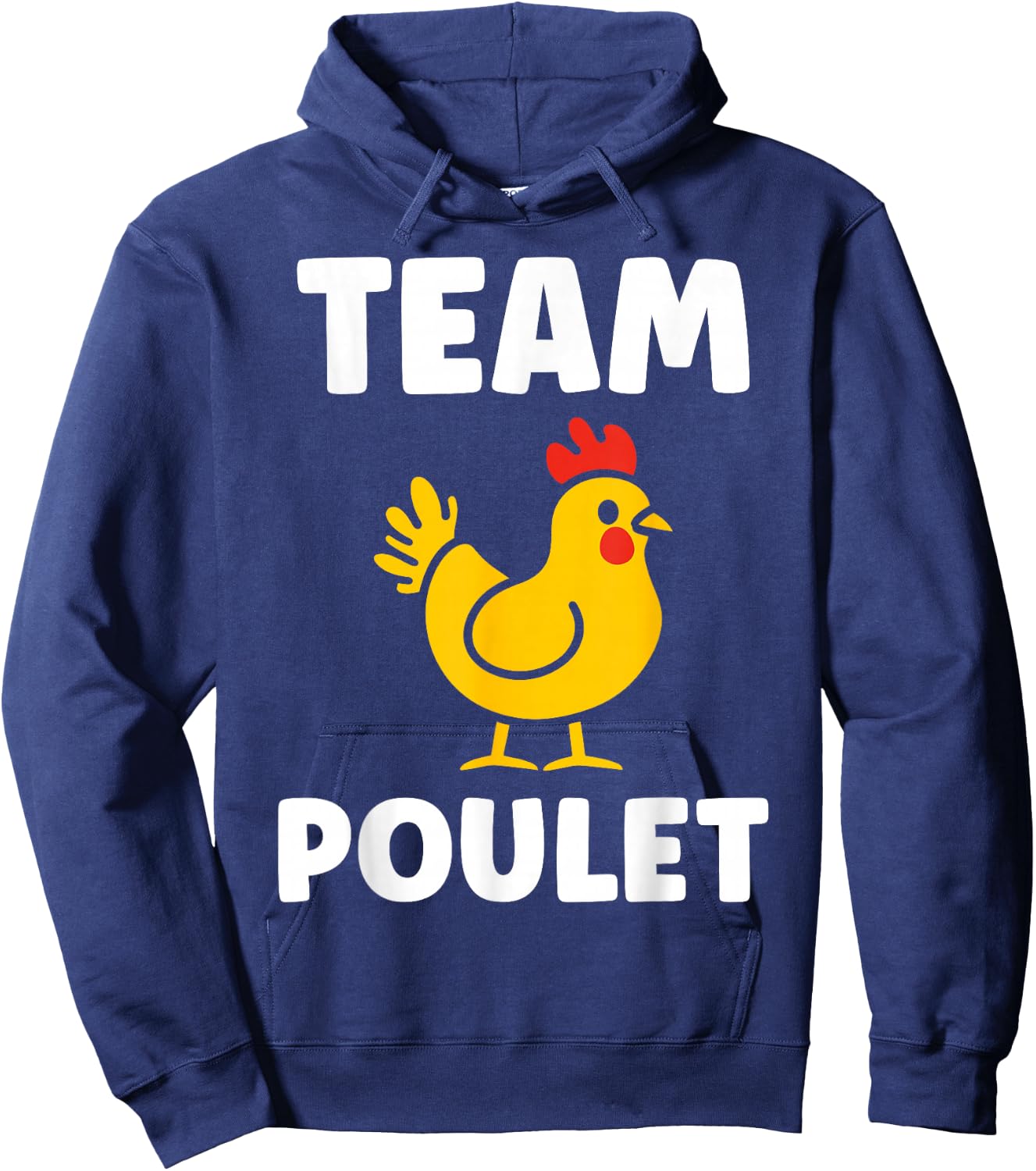 Chicken Humour Chicken Quote Team Chicken , Black, S Hoodie - Hoodie | Navy