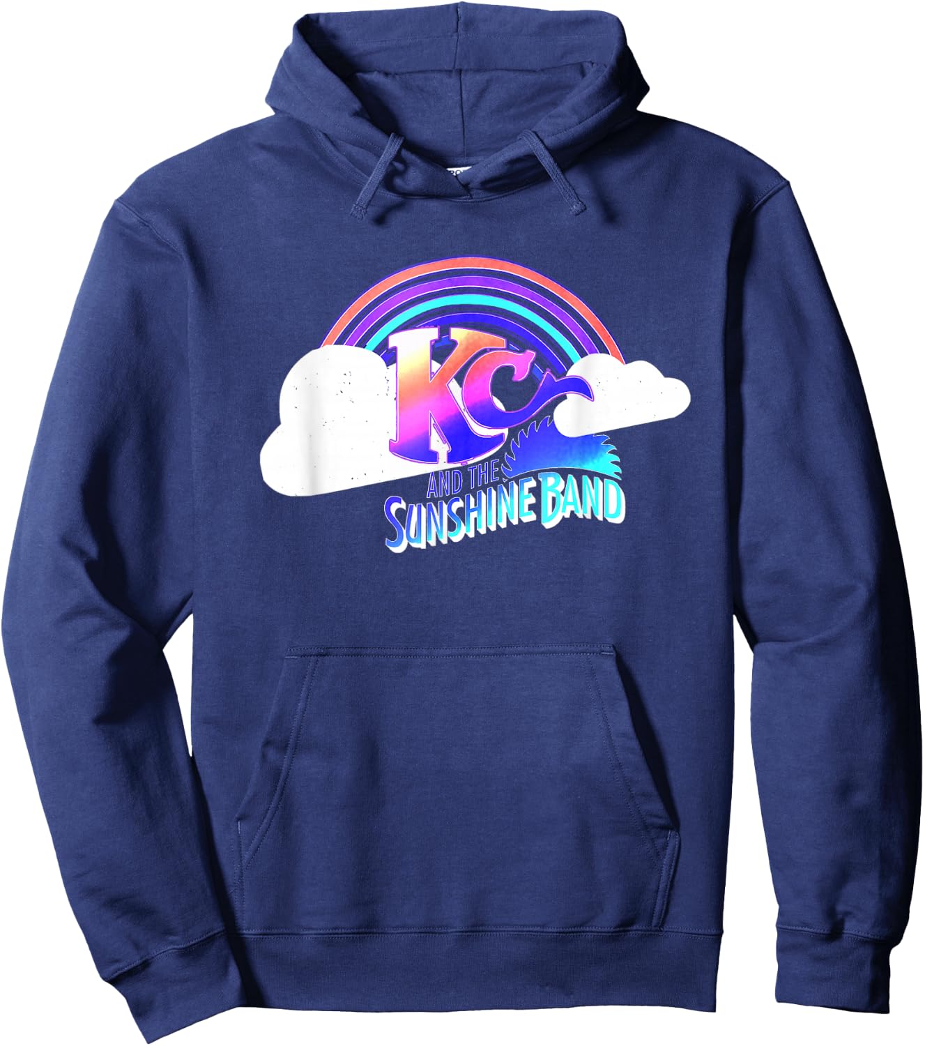 KC & The Sunshine Band Rainbow Cloud Logo Hoodie - Hoodie | Navy