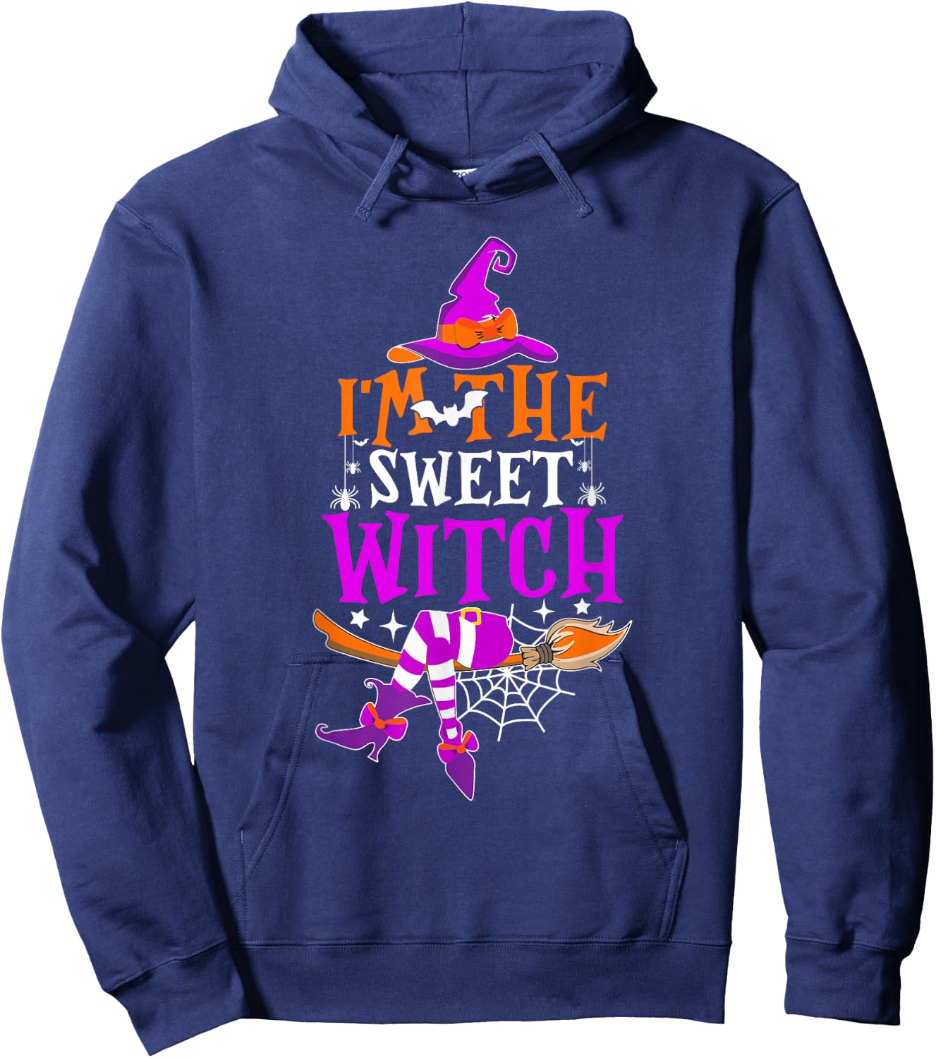 I'm The Sweet Witch Shirt Funny Witch Halloween Costume Hoodie - Hoodie | Navy
