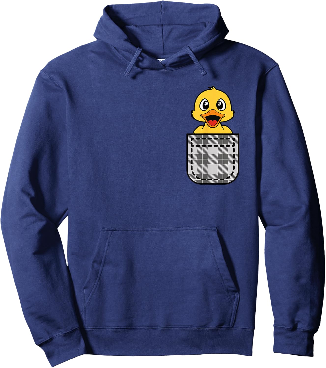 Funny Duck Pocket Duck Lover Men Women Kids Hoodie - Hoodie | Navy